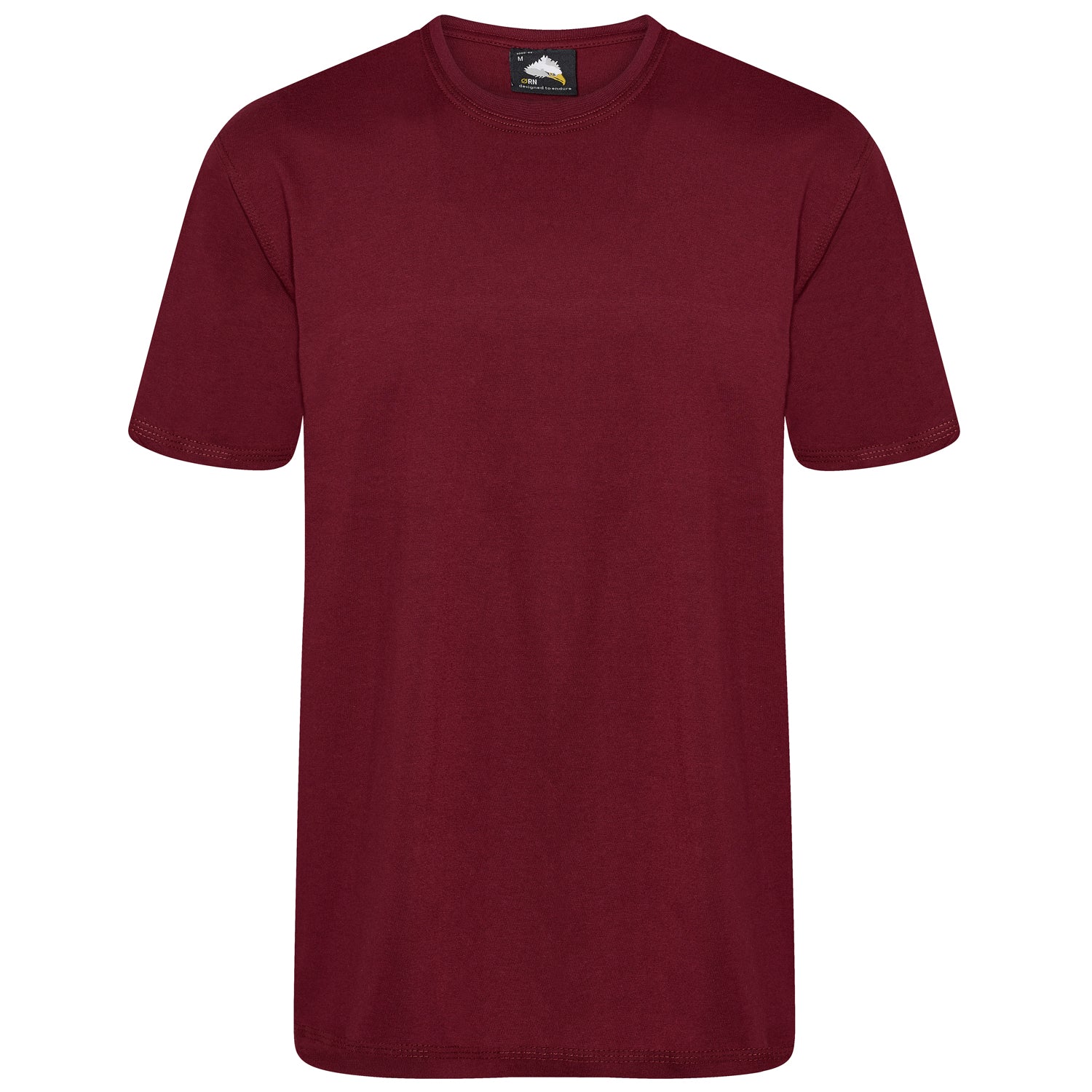 Orn Plover T-Shirt - Burgundy - 1000 - Burgundy - Customisable T-Shirts & Poloshirts