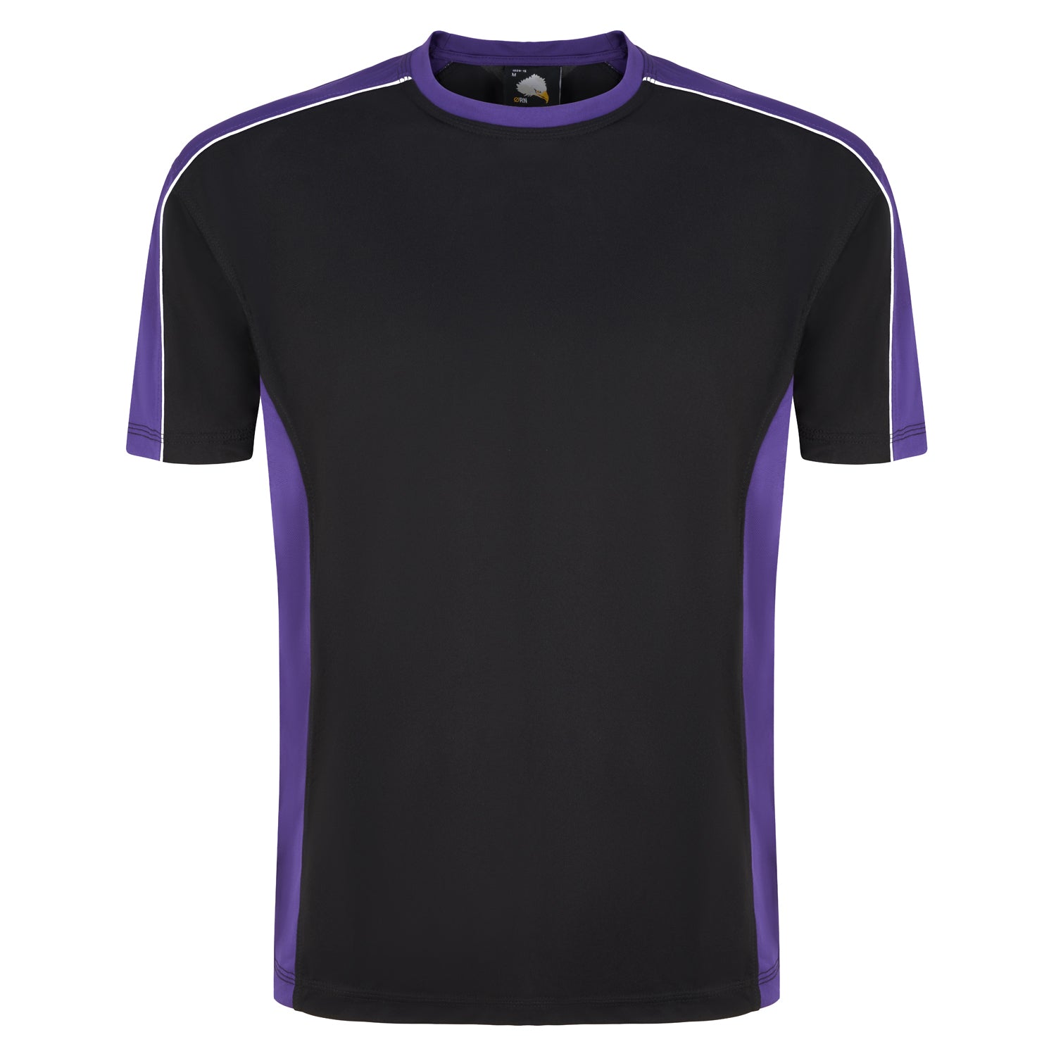 Orn Avocet Wicking T-Shirt - Black - Purple - 1008 - Black - Purple - Customisable T-Shirts & Poloshirts