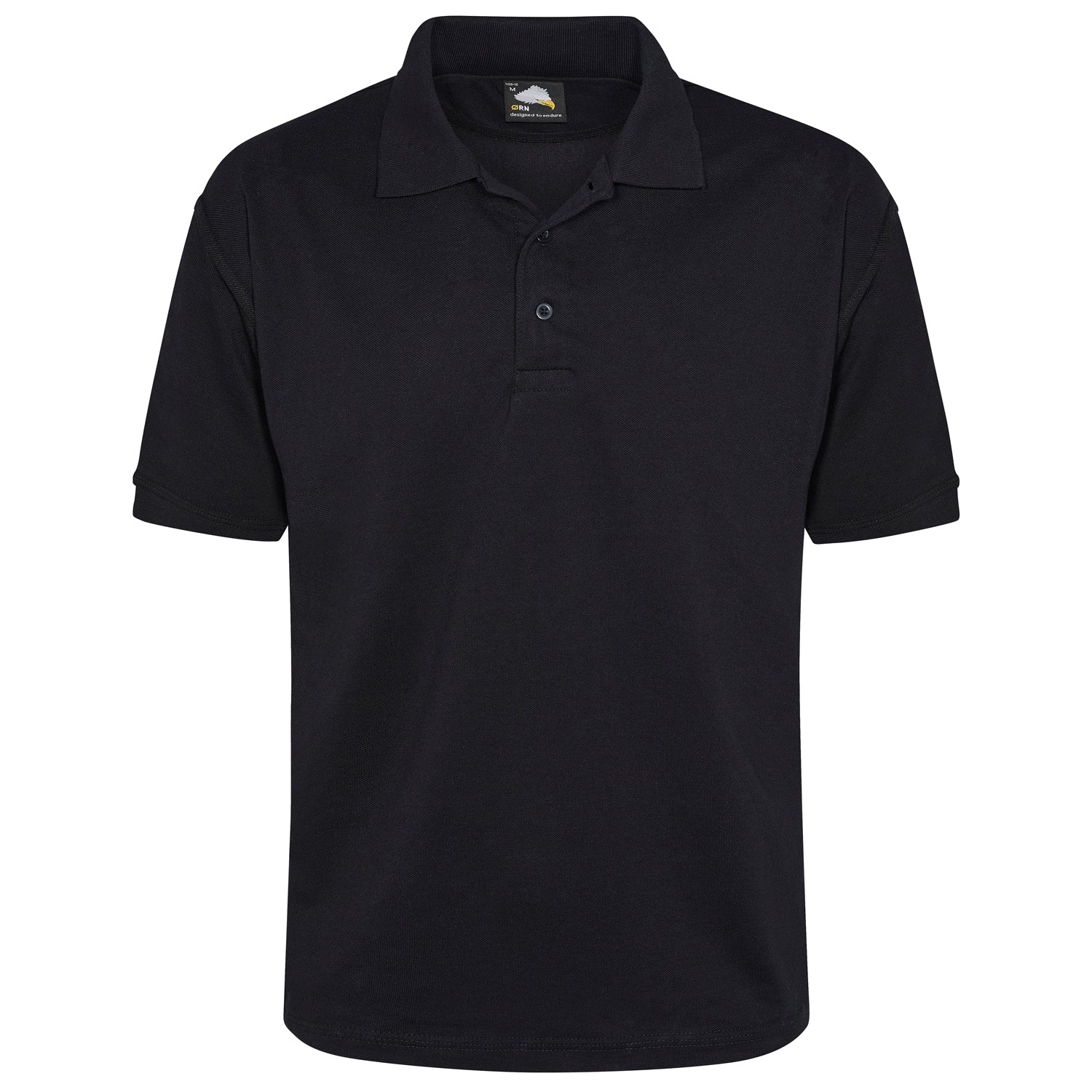 Orn Raven Poloshirt - Black - 1130 - Black - Customisable T-Shirts & Poloshirts