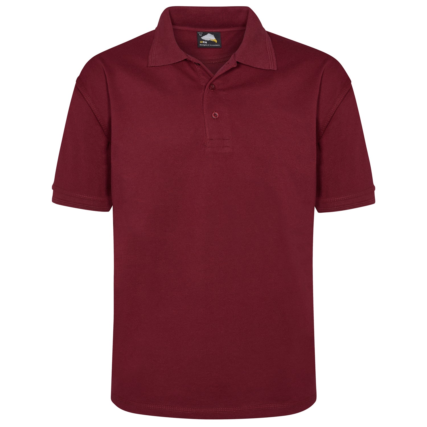 Orn Eagle Poloshirt - Burgundy - 1150 - Burgundy - Customisable T-Shirts & Poloshirts