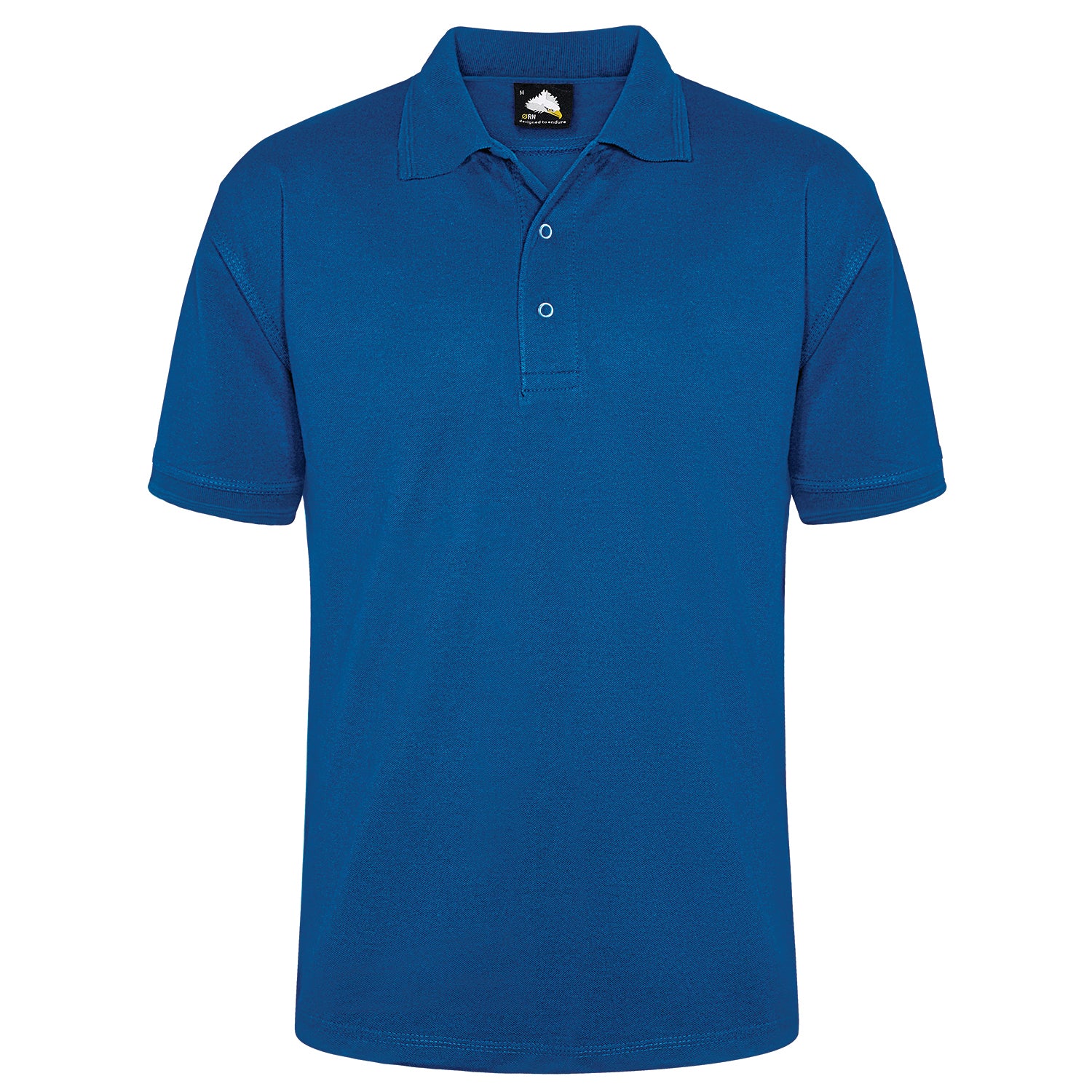 Orn Warbler Stud Poloshirt - Royal - 1158 - Royal - Customisable T-Shirts & Poloshirts