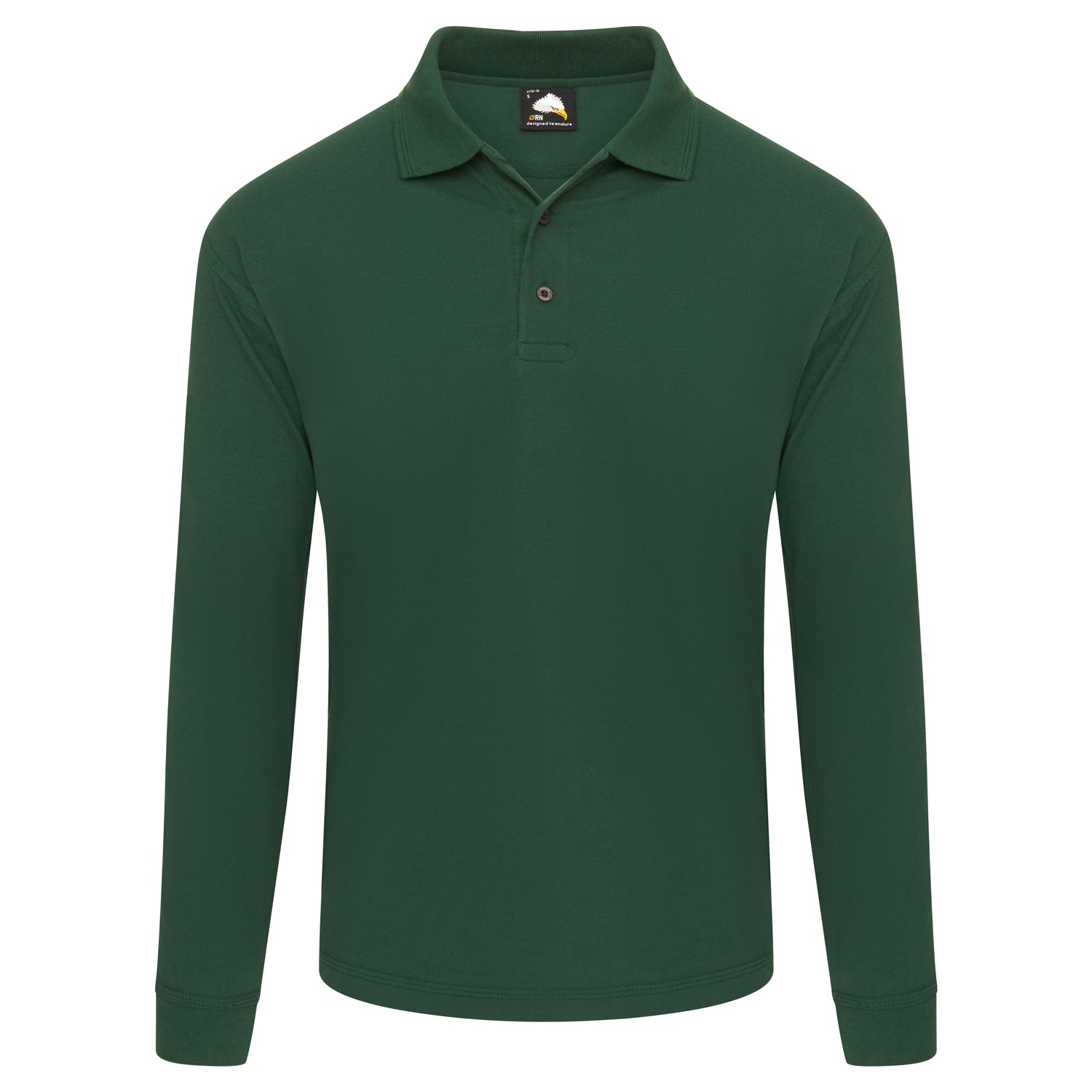 Orn Weaver Long Sleeved Poloshirt - Bottle - 1170 - Bottle - Customisable T-Shirts & Poloshirts