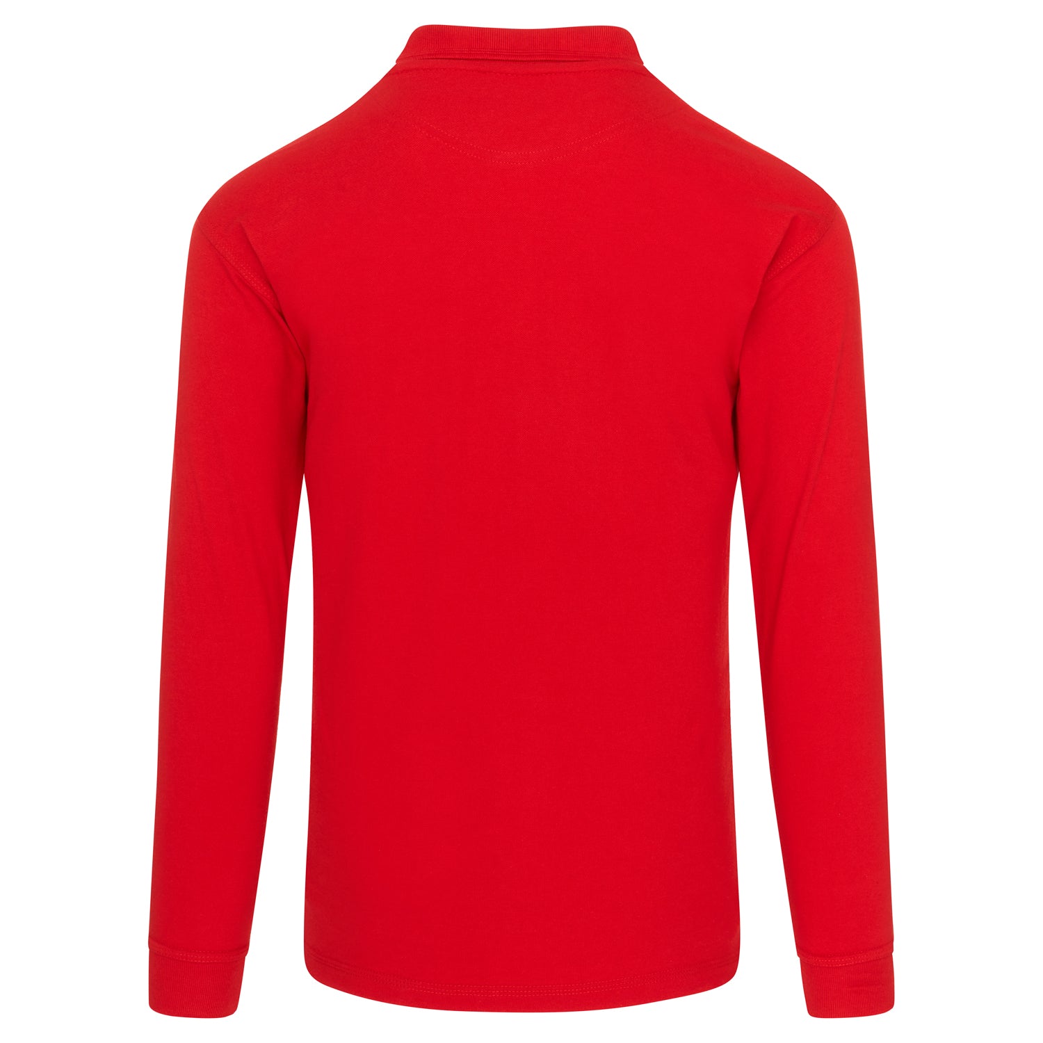 Orn Weaver Long Sleeved Poloshirt - Red - 1170 - - Customisable T-Shirts & Poloshirts