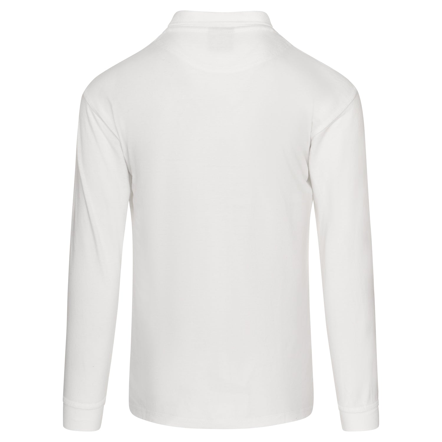 Orn Weaver Long Sleeved Poloshirt - White - 1170 - - Customisable T-Shirts & Poloshirts