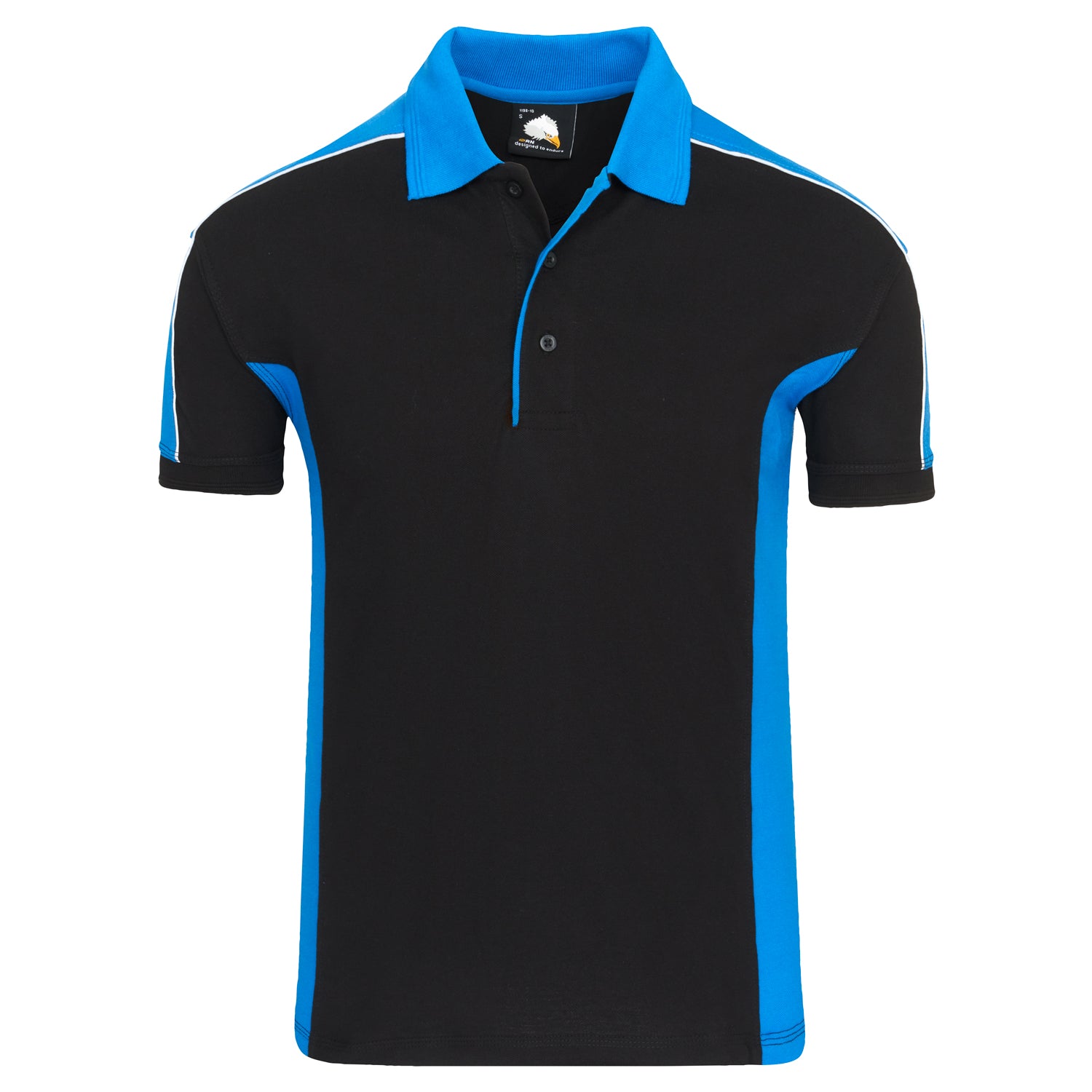 Orn Avocet Poloshirt - Black - Reflex - 1188 - Black - Reflex - Customisable T-Shirts & Poloshirts