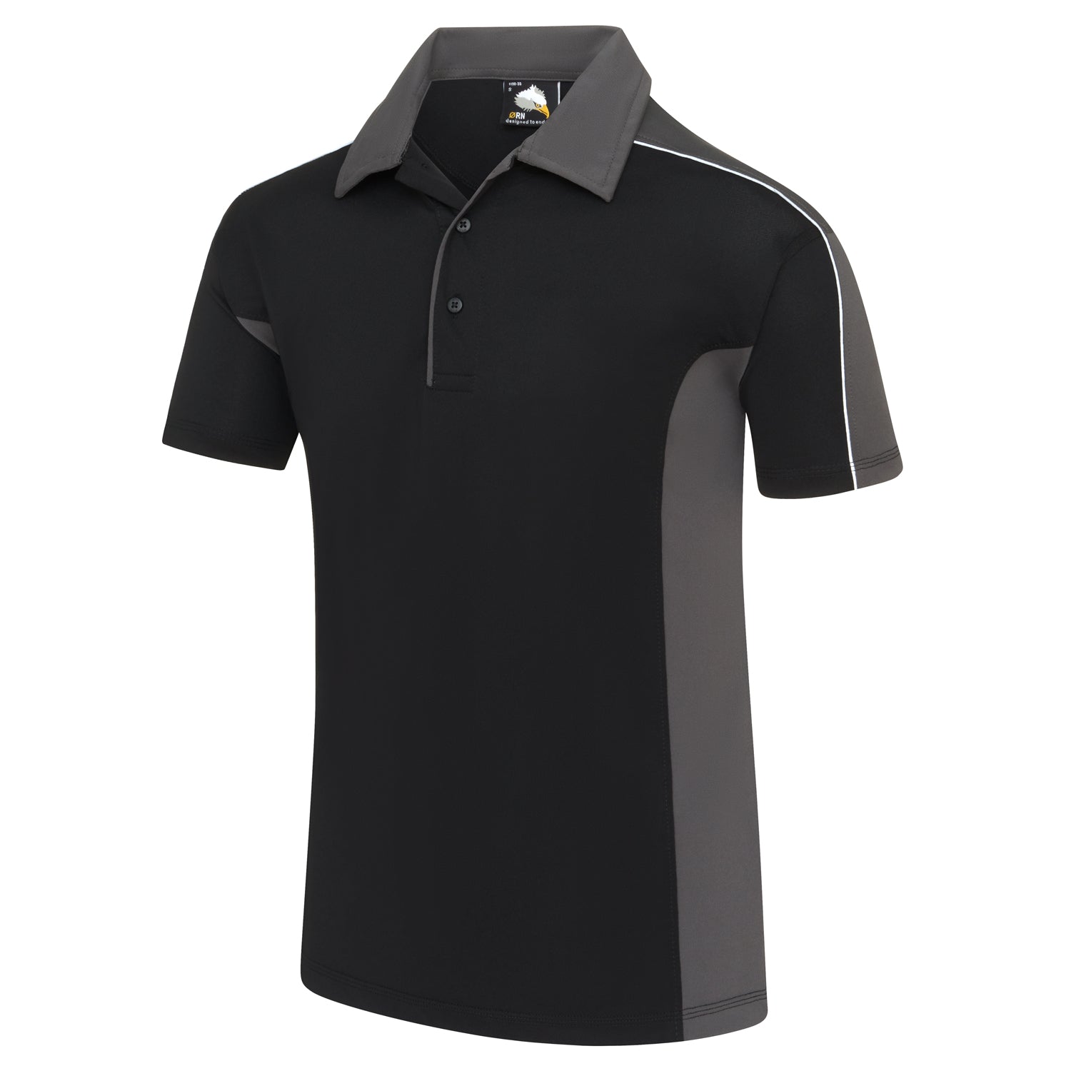 Orn Avocet Wicking Poloshirt - Black - Graphite - 1198 - - Customisable T-Shirts & Poloshirts