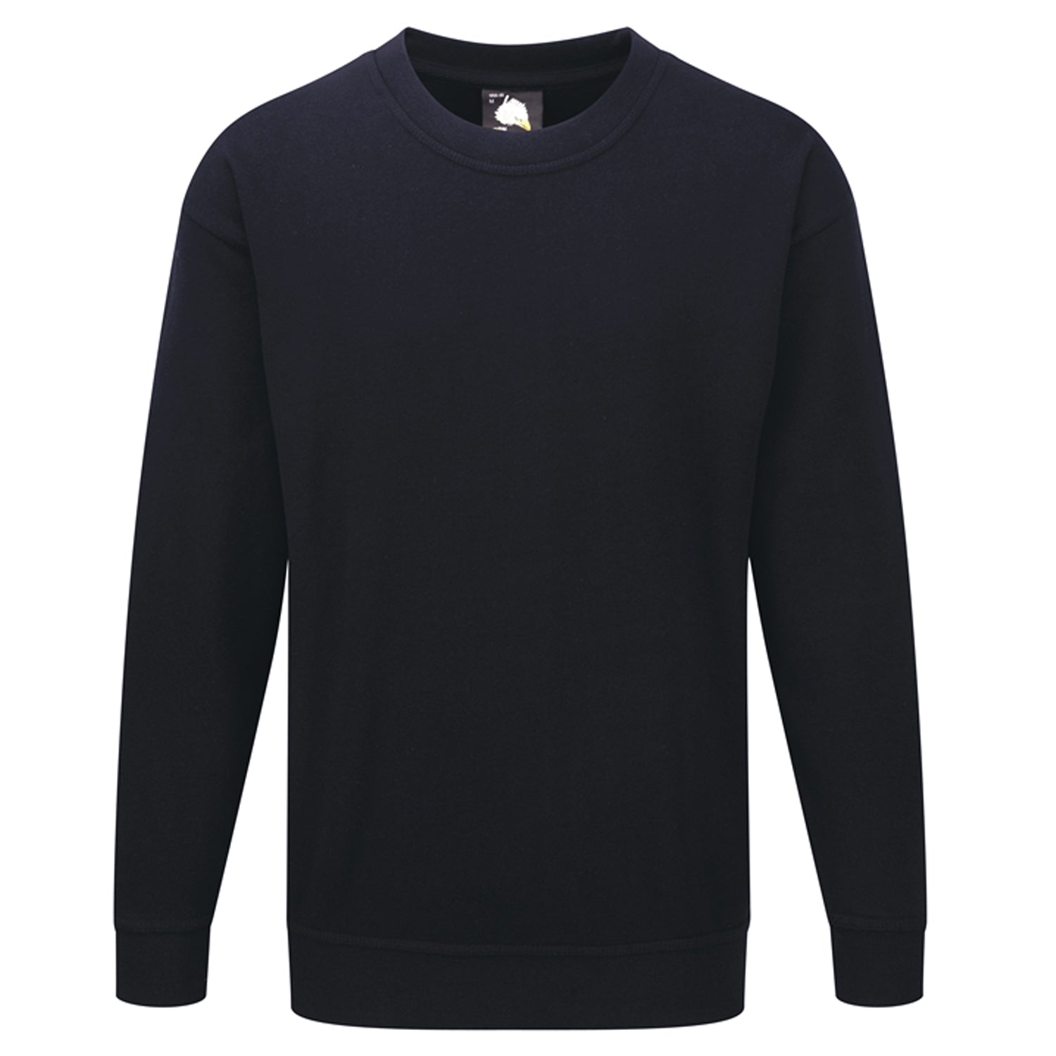 Orn Seagull 100% Cotton Sweatshirt - Navy - 1255 - Navy - Customisable Sweatshirts & Hoodies