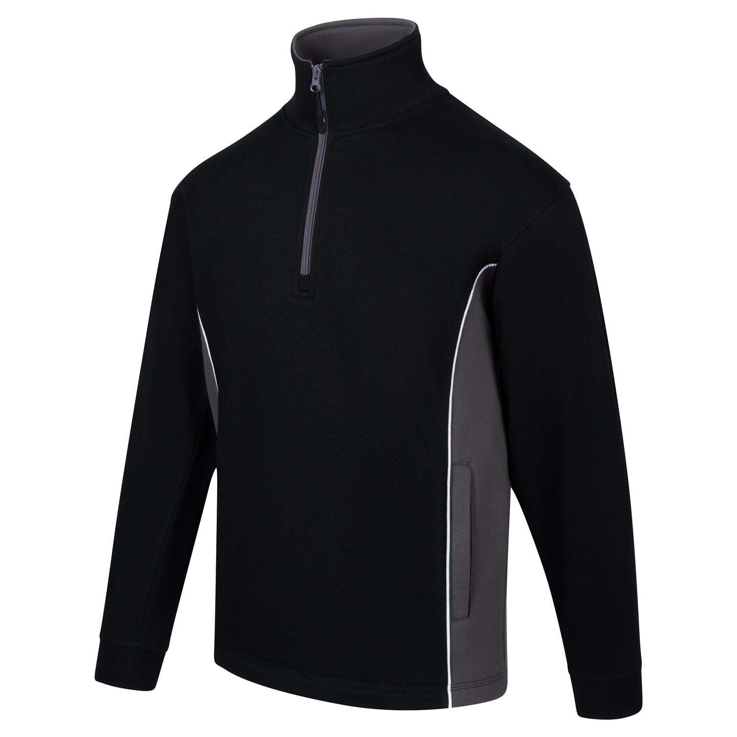 Orn Silverswift Quarter Zip Sweatshirt - Black - Graphite - 1278 - - Customisable Sweatshirts & Hoodies