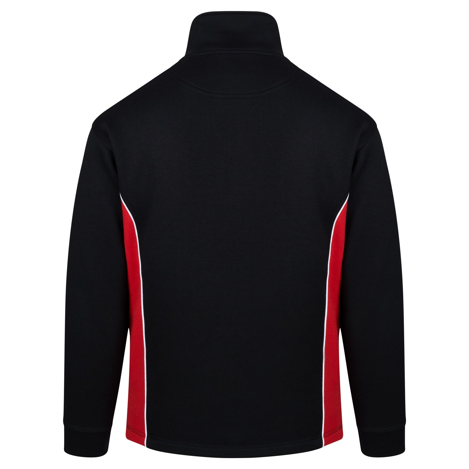 Orn Silverswift Quarter Zip Sweatshirt - Black - Red - 1278 - - Customisable Sweatshirts & Hoodies