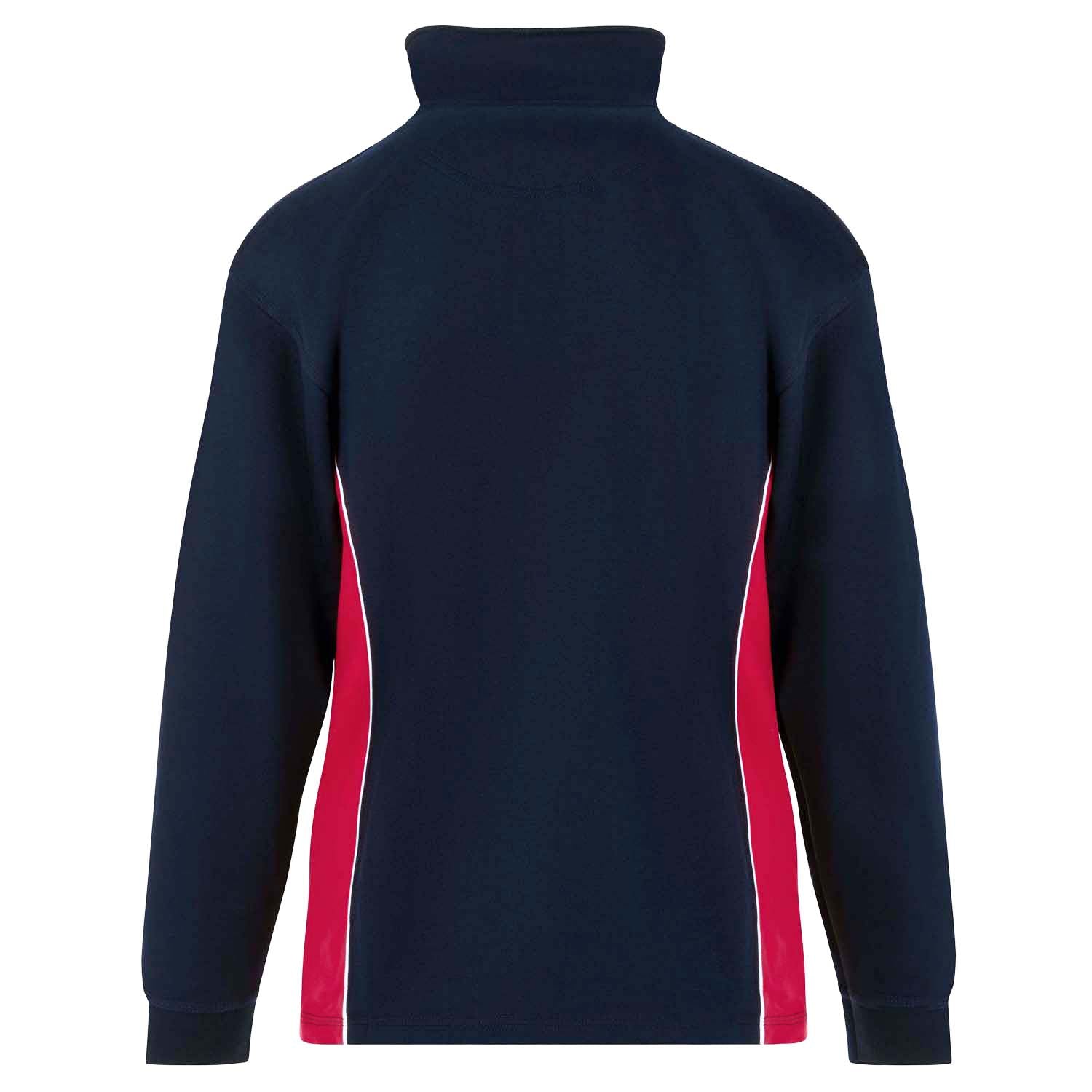 Orn Silverswift Quarter Zip Sweatshirt - Navy - Red - 1278 - - Customisable Sweatshirts & Hoodies
