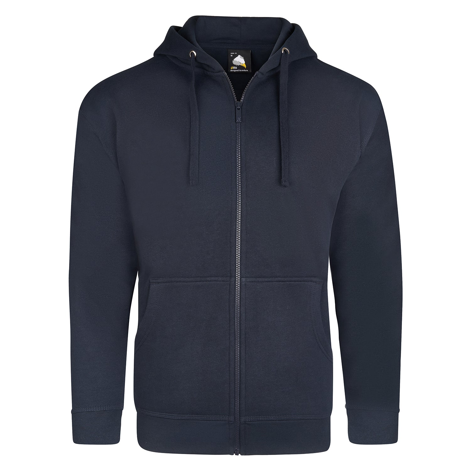 Orn Macaw Zipped Hoodie - Navy - 1282 - Navy - Customisable Sweatshirts & Hoodies