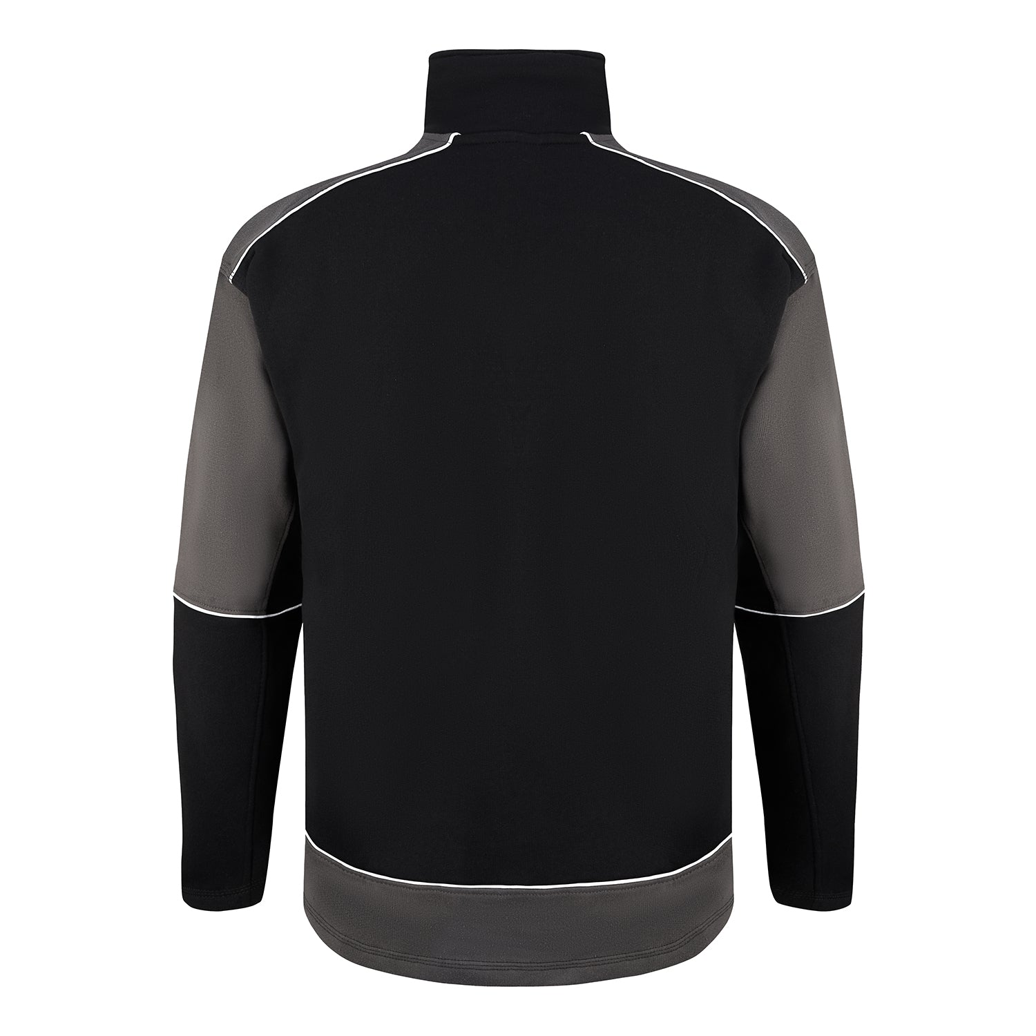 Orn Fireback Quarter Zip Sweatshirt - Black - Graphite - 1283 - - Customisable Sweatshirts & Hoodies