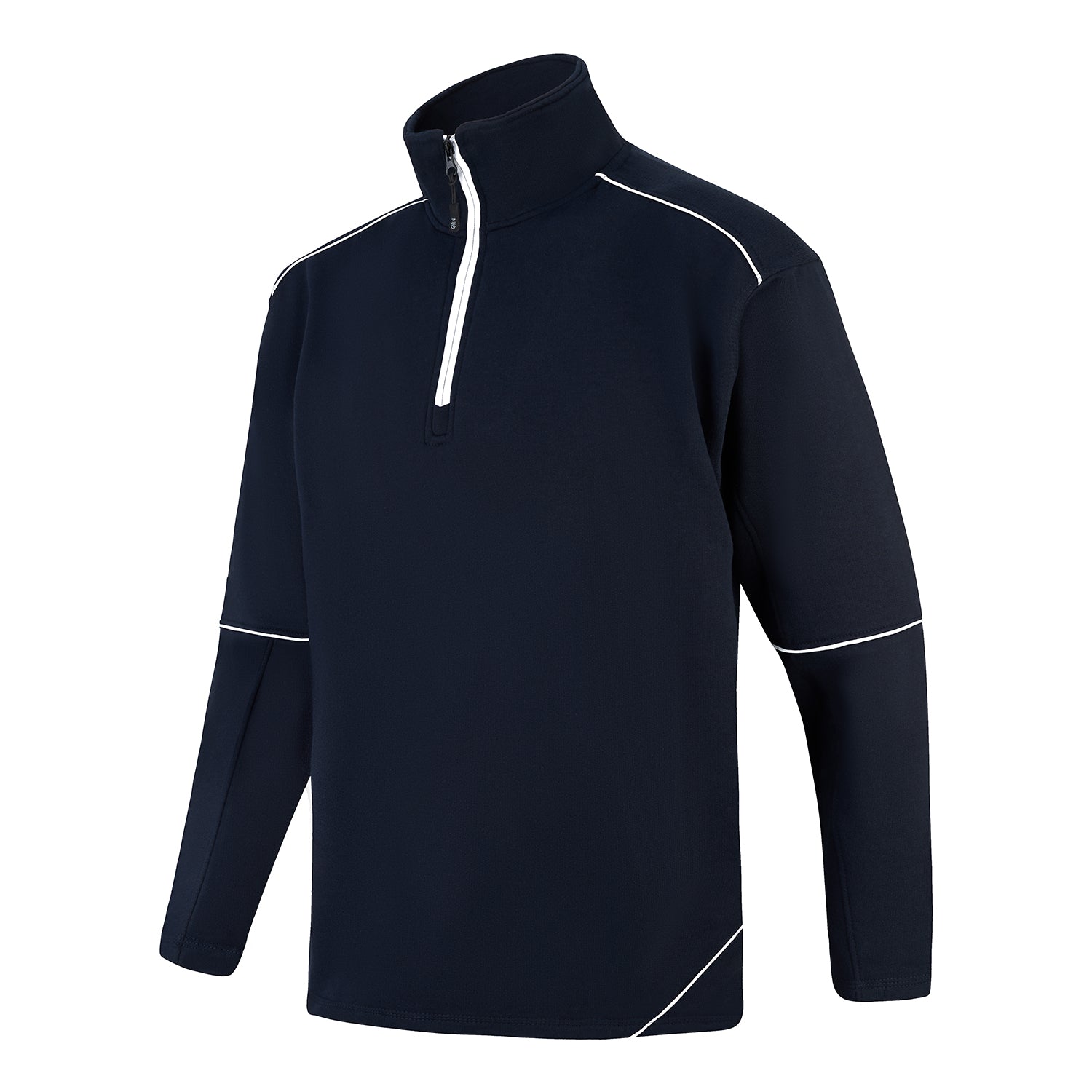 Orn Fireback Quarter Zip Sweatshirt - Navy - Navy - 1283 - - Customisable Sweatshirts & Hoodies