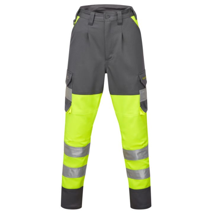 EcoViz Womens Stretch Cargo Trouser Beckamoor CL04 - - Customisable Hi-Vis Shorts & Trousers