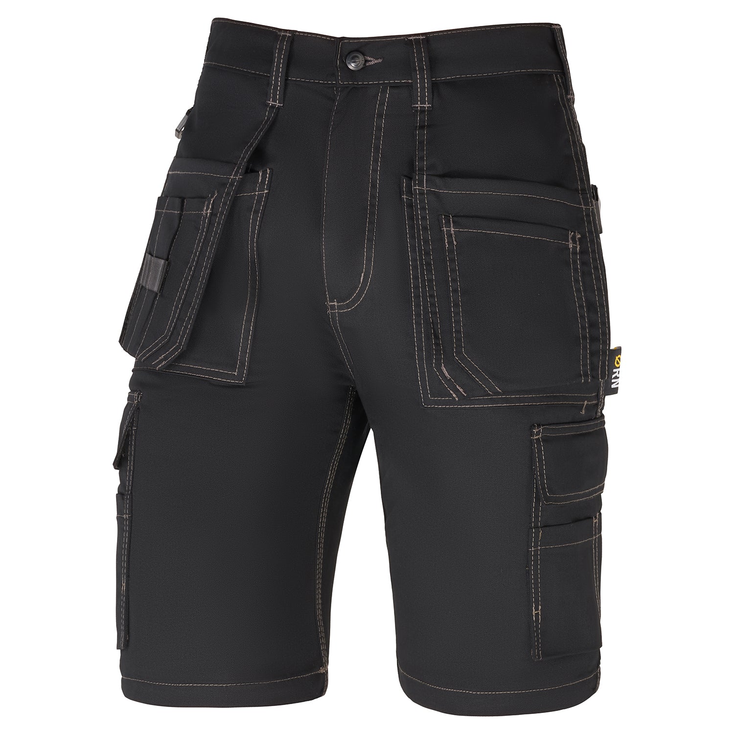 Orn Merlin Tradesman Shorts - Black - 2080 - Black - Customisable Shorts & Trousers