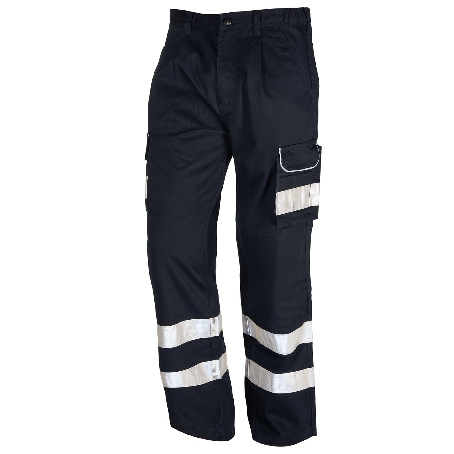 Orn Condor Kneepad Trouser - 2 HV Bands - Navy - 2510N - Navy - Customisable Shorts & Trousers