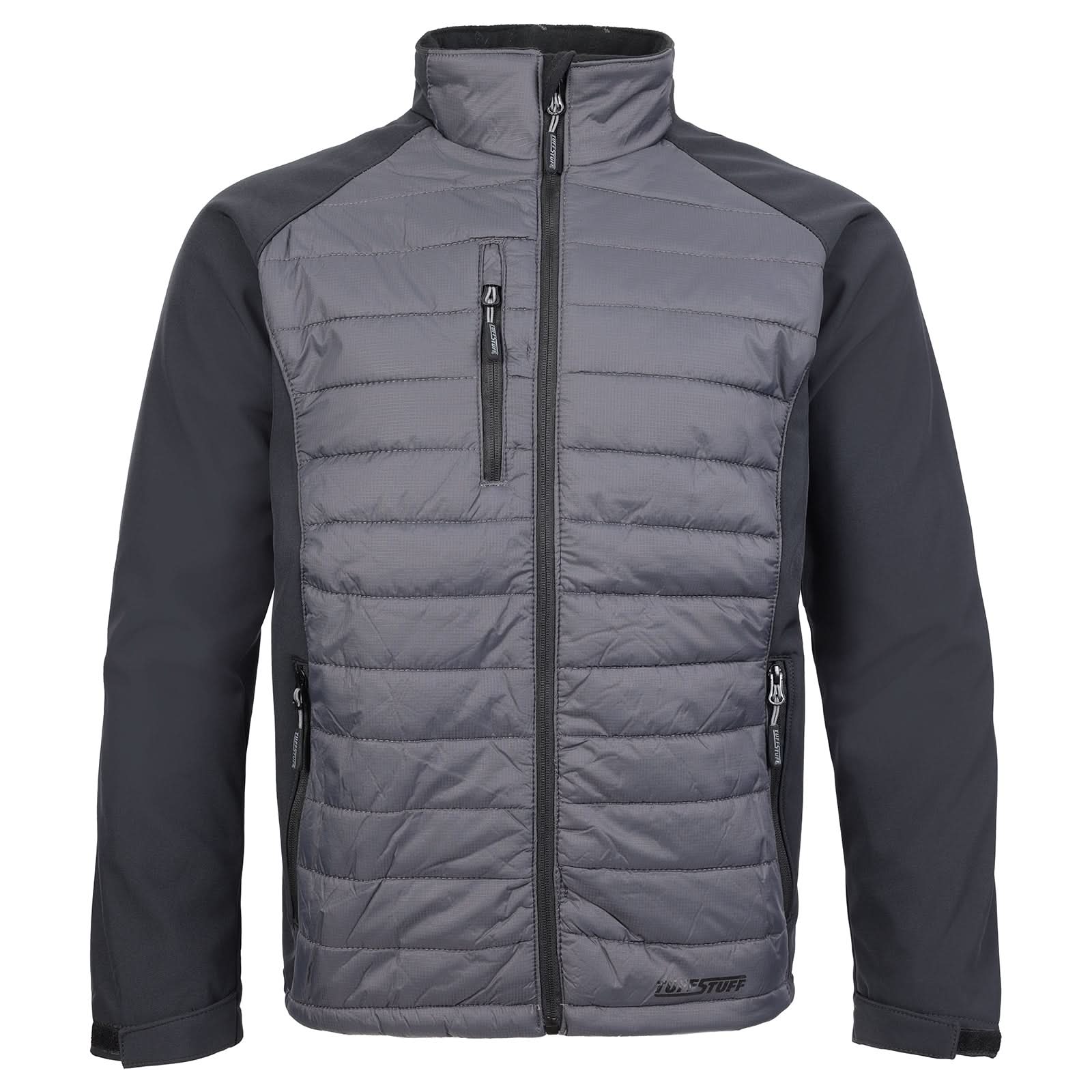 TUFFSTUFF SNAPE JACKET - GREY - Customisable OUTERWEAR