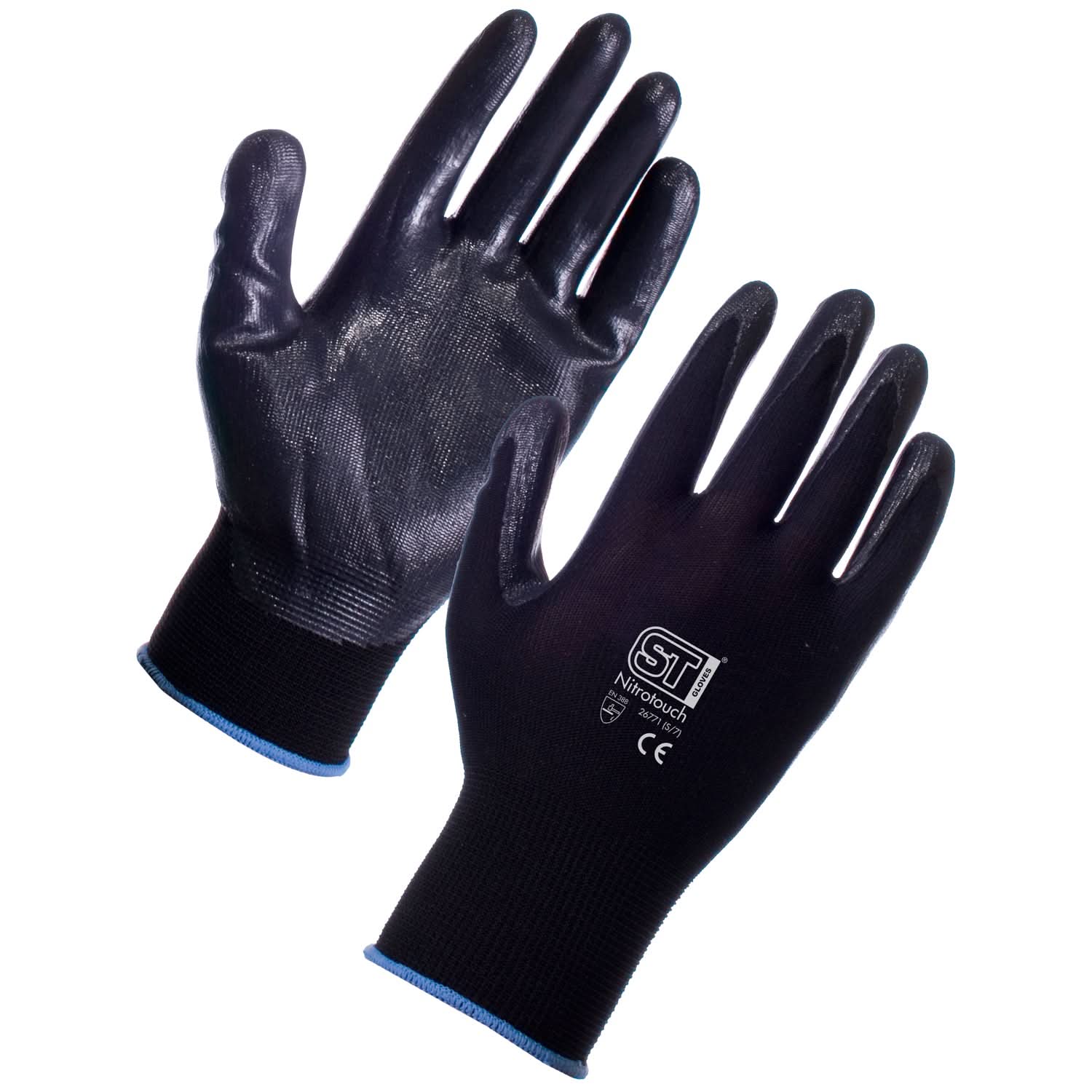 Supertouch - Nitrotouch Gloves - G72 - Grey - Customisable General Handling