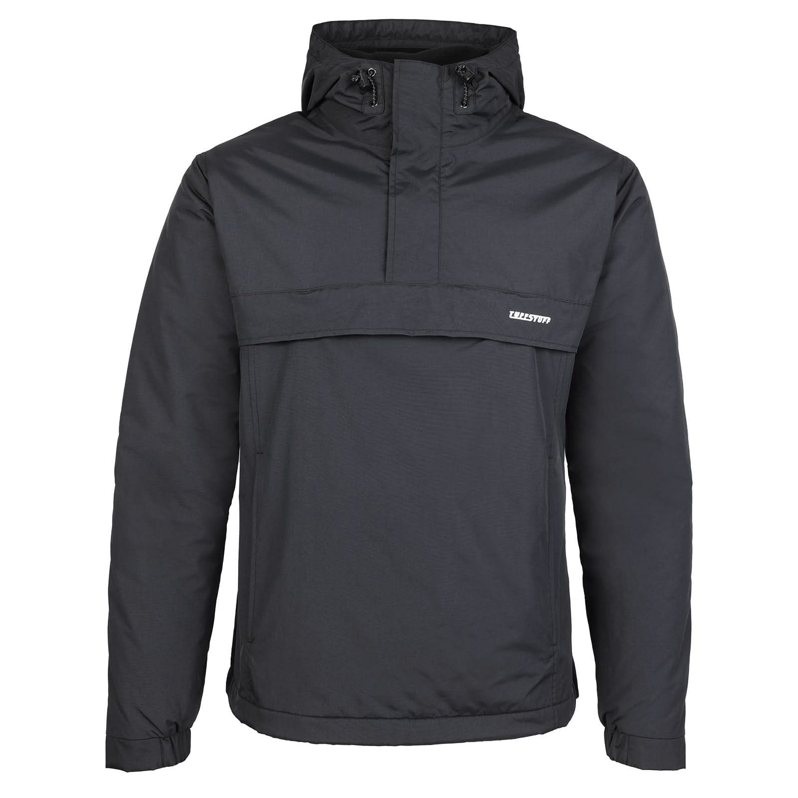 TUFFSTUFF SUTHERLAND UNLINED WINDBREAKER - BLACK - Customisable OUTERWEAR