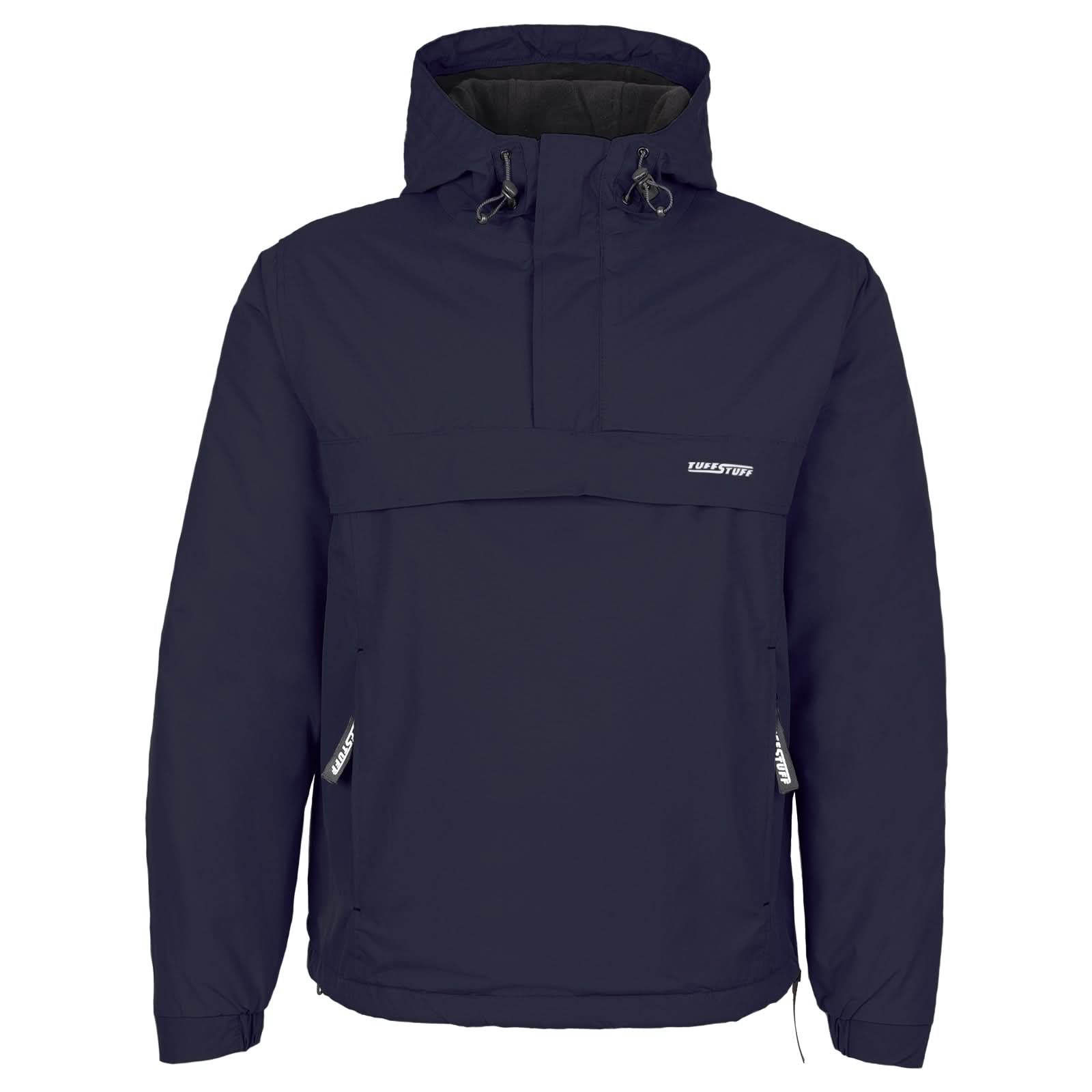 TUFFSTUFF SUTHERLAND UNLINED WINDBREAKER - NAVY BLUE - Customisable OUTERWEAR
