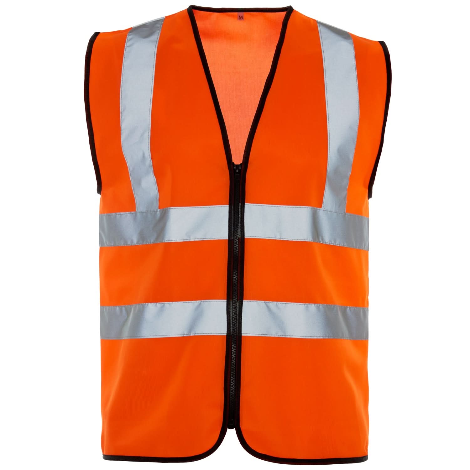 Hi Vis Vest - Zip - H99 - Orange - Customisable Hi-Vis Vest