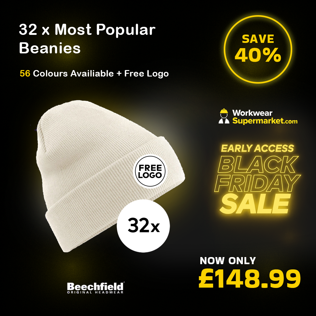 32 x Best Selling Beanies + Free Stitched Logo - B45