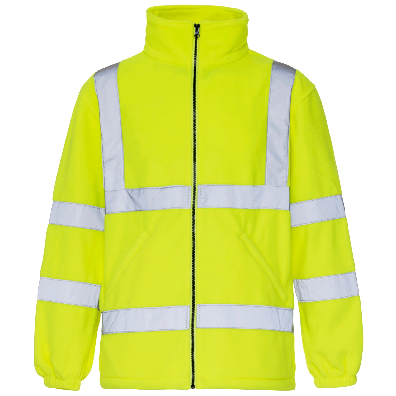 Supertouch - Hi Vis Fleece Jacket - H43 - Yellow - Customisable Fleece