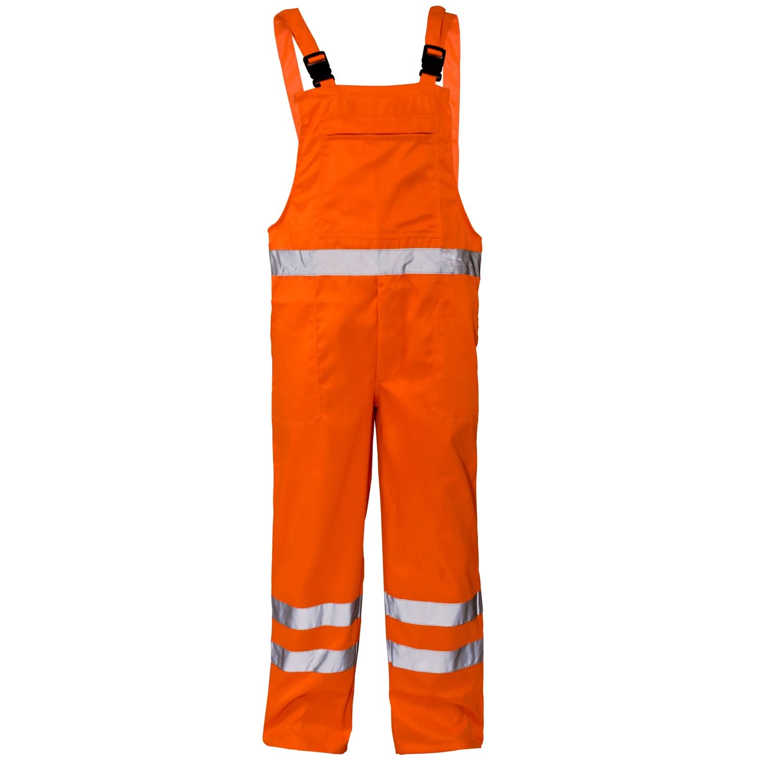 Supertouch - Hi Vis Polycotton Bib Trousers - H51 - Orange - Customisable Bib & Brace