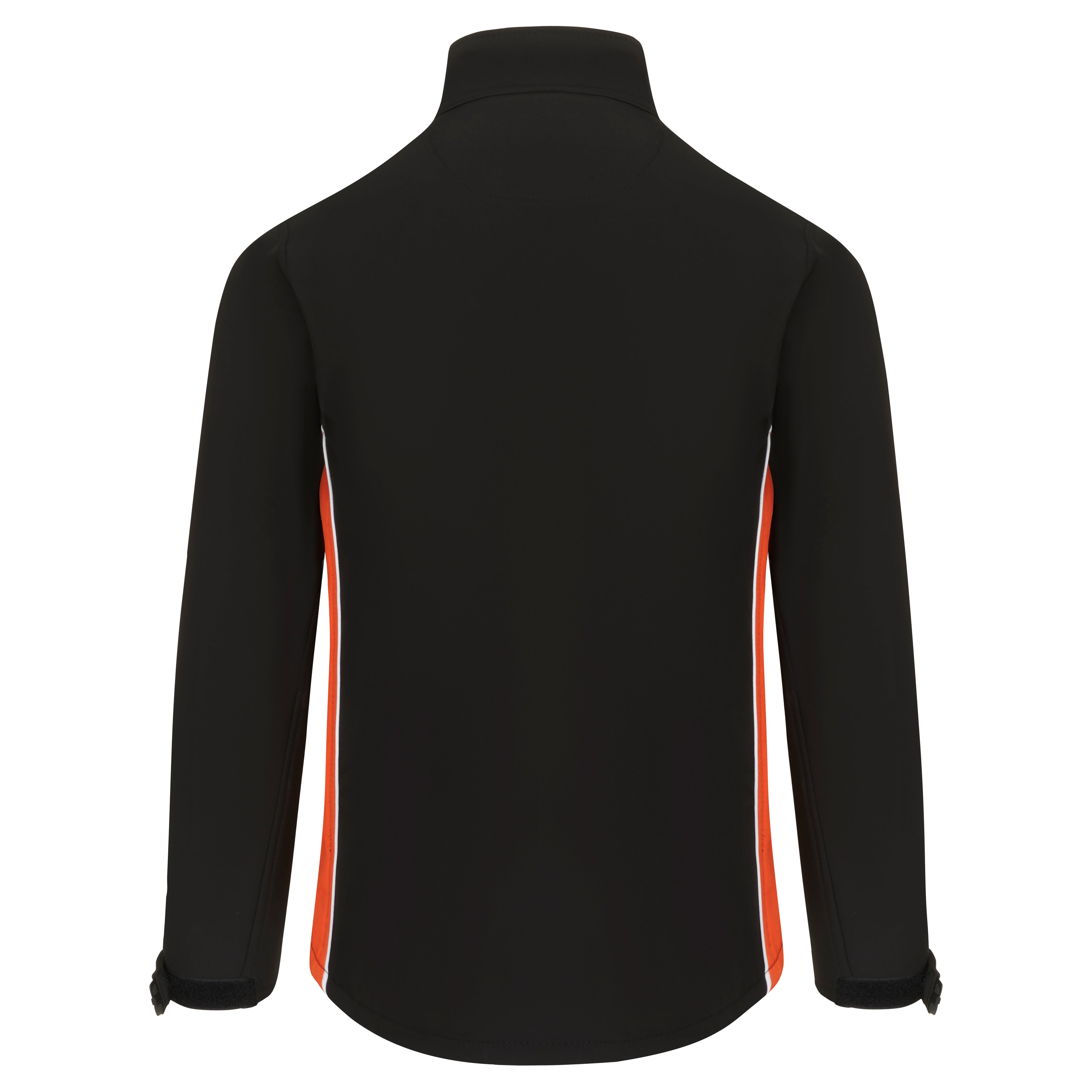 Orn Silverswift Softshell - Black - Orange - 4280 - - Customisable Softshells, Fleeces & Jackets
