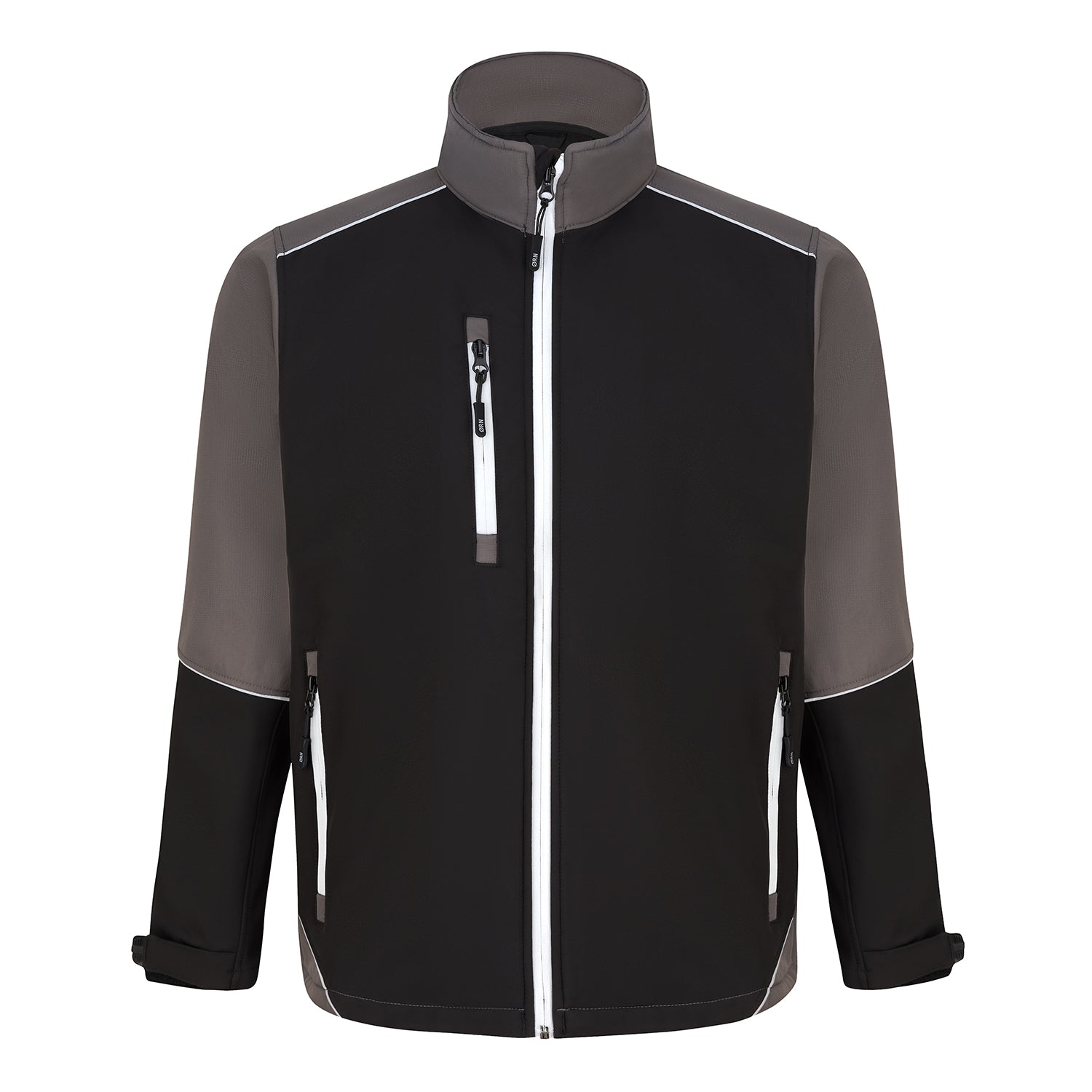 Orn Fireback Softshell - Black - Graphite - 4283 - Black - Graphite - Customisable Softshells, Fleeces & Jackets