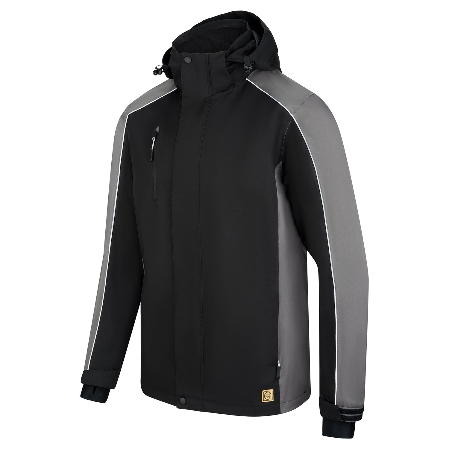 Orn Avocet EarthPro® GRS Jacket - Black - Graphite - 4688R - - Customisable Softshells, Fleeces & Jackets