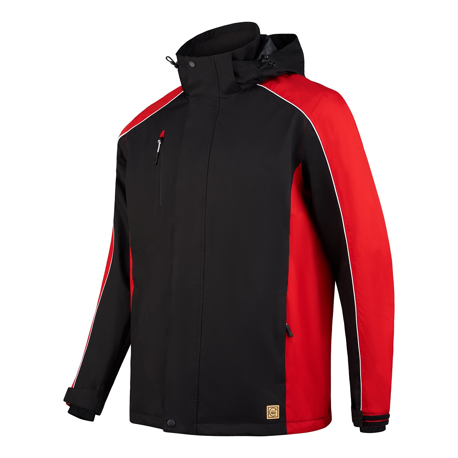 Orn Avocet EarthPro® GRS Jacket - Black - Red - 4688R - - Customisable Softshells, Fleeces & Jackets