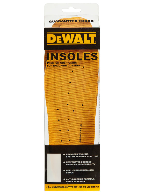 DeWalt - Polyurethane Comfort Insole - - Customisable Footwear Accessories