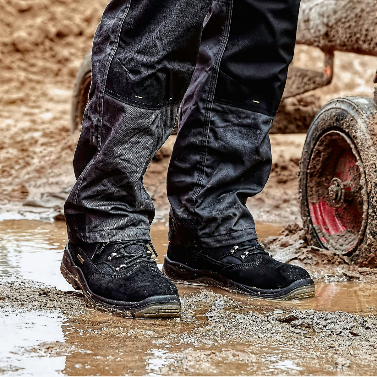 DeWalt - Black Waterproof Safety Hiker - - Customisable Footwear
