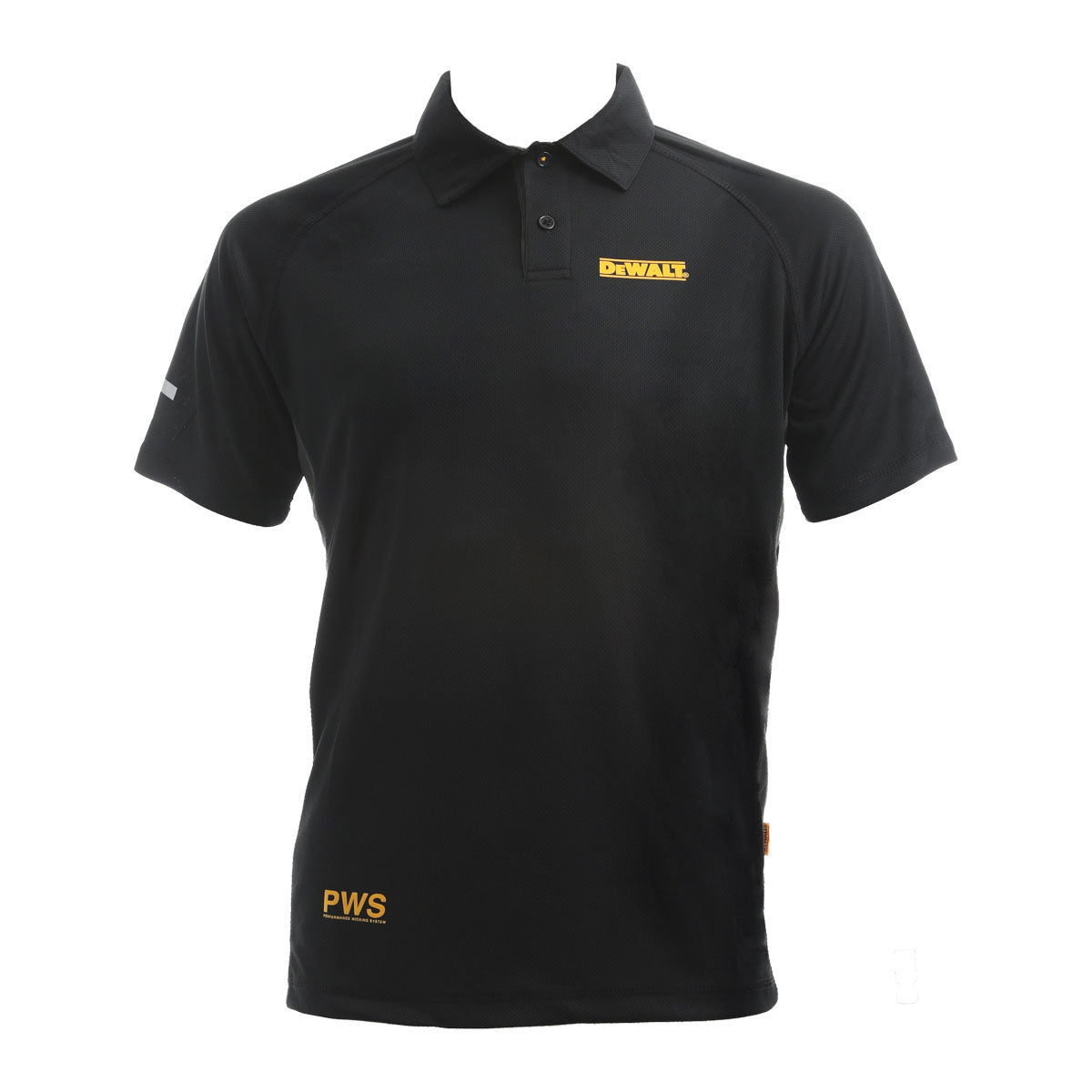 DeWalt - Black/Grey PWS Polo Shirt - - Customisable Workwear