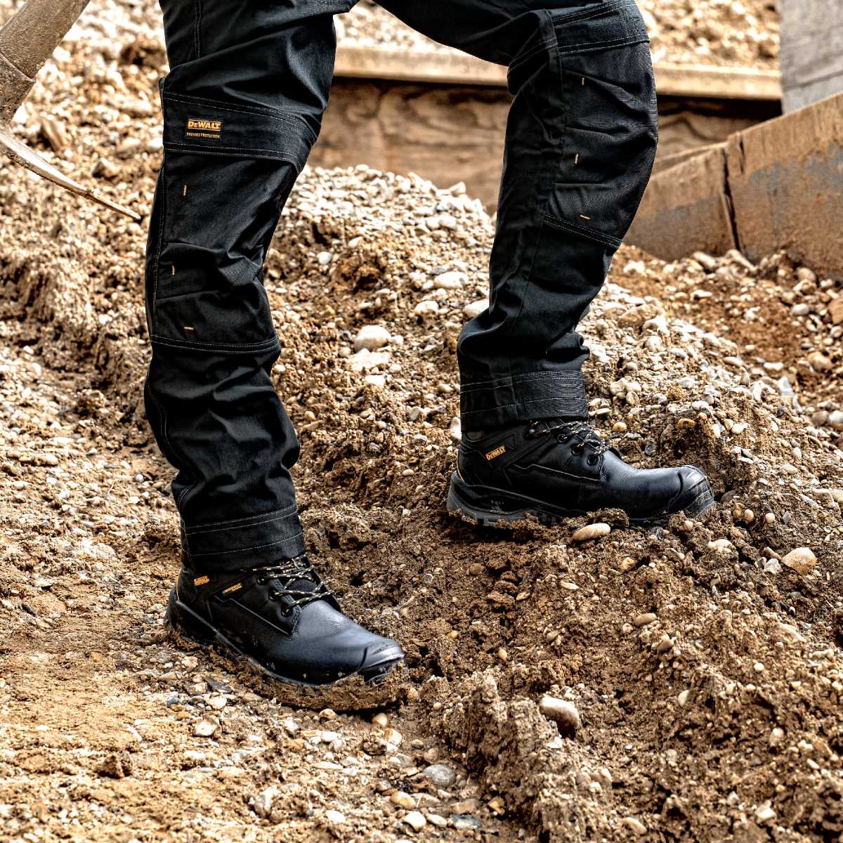 DeWalt - Black Non-Metallic Waterproof Safety Boot - - Customisable Boots