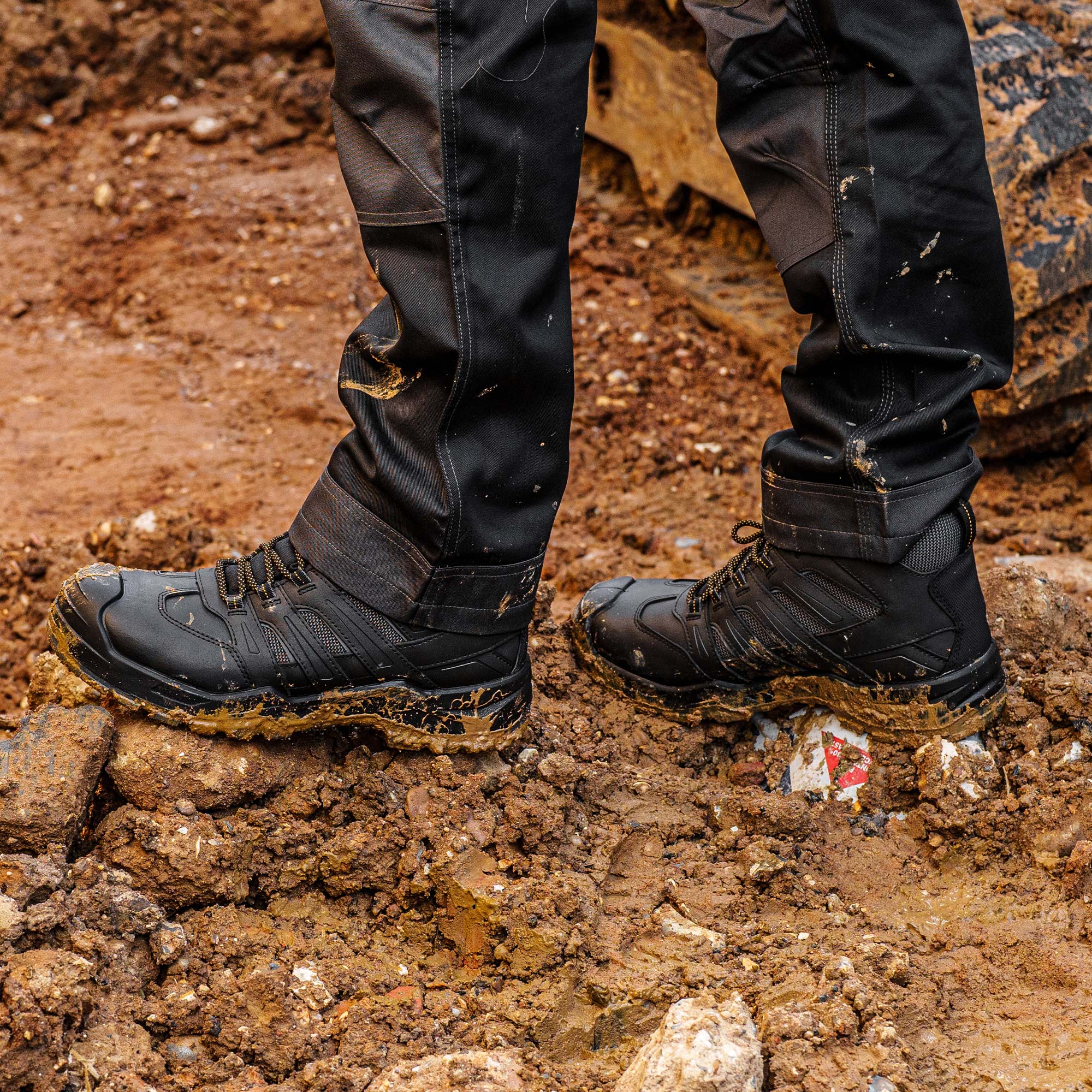 DeWalt - Black Waterproof Safety Boot - - Customisable Boots