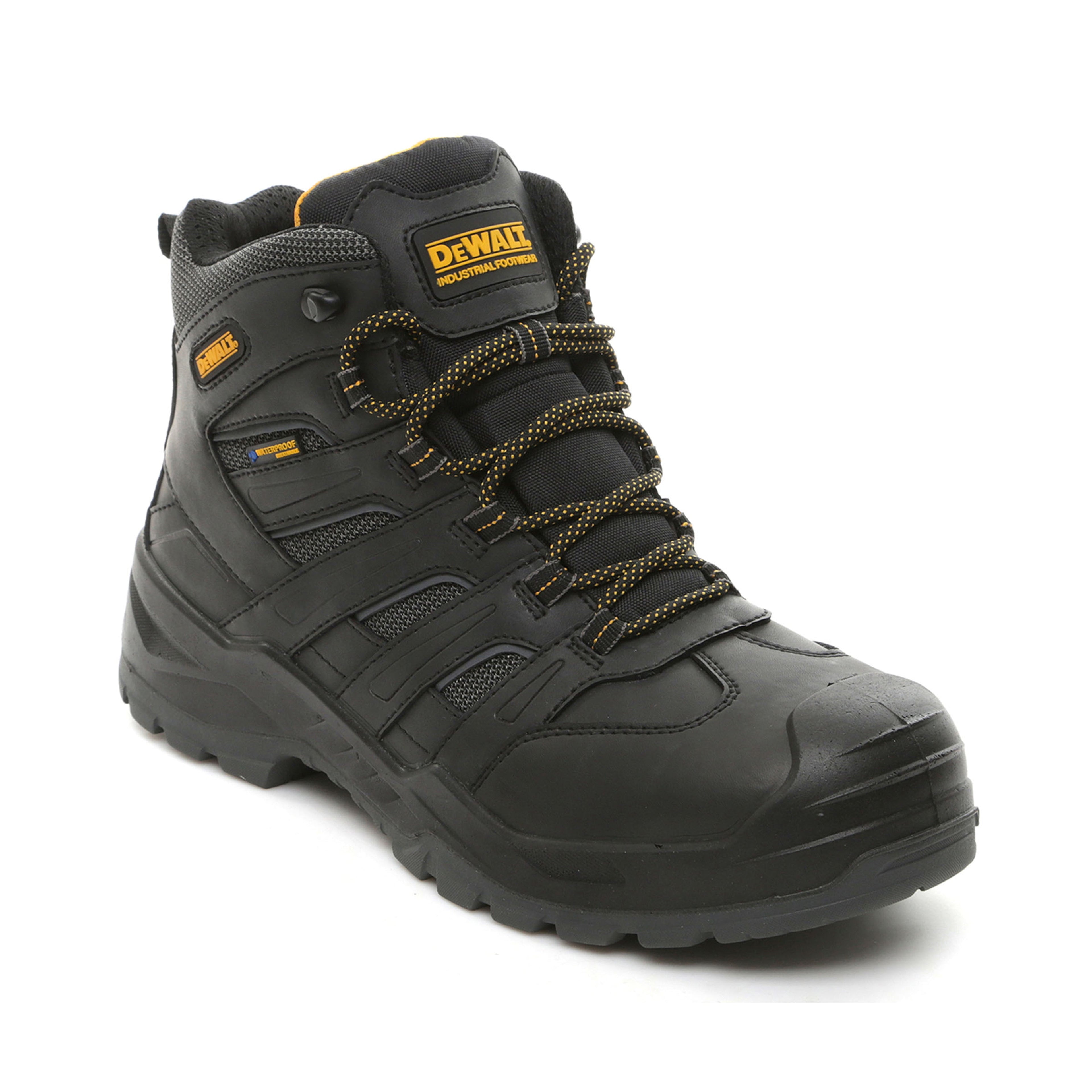 DeWalt - Black Waterproof Safety Boot - Black - Customisable Boots