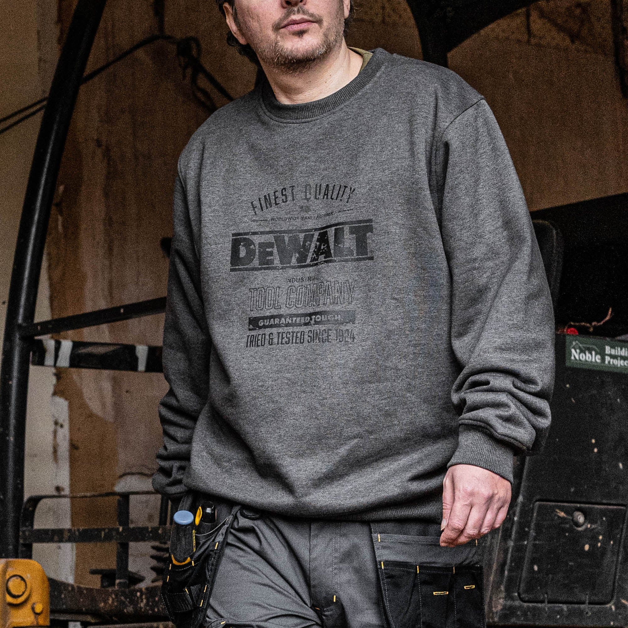 DeWalt - Crew Neck Sweatshirt - - Customisable Workwear
