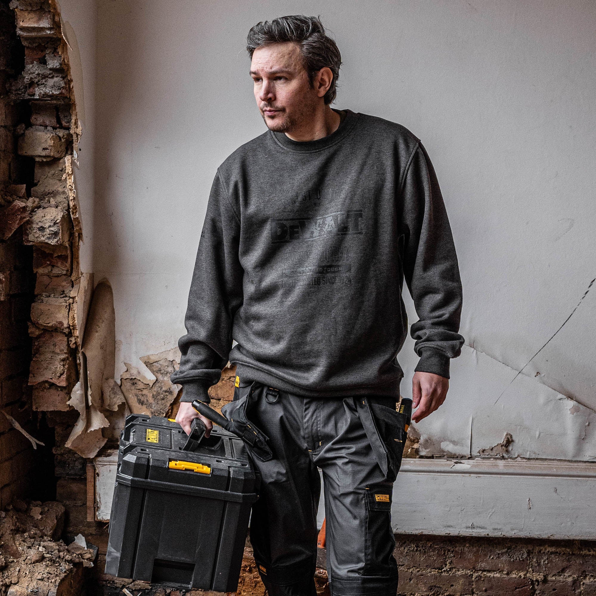 DeWalt - Crew Neck Sweatshirt - - Customisable Workwear