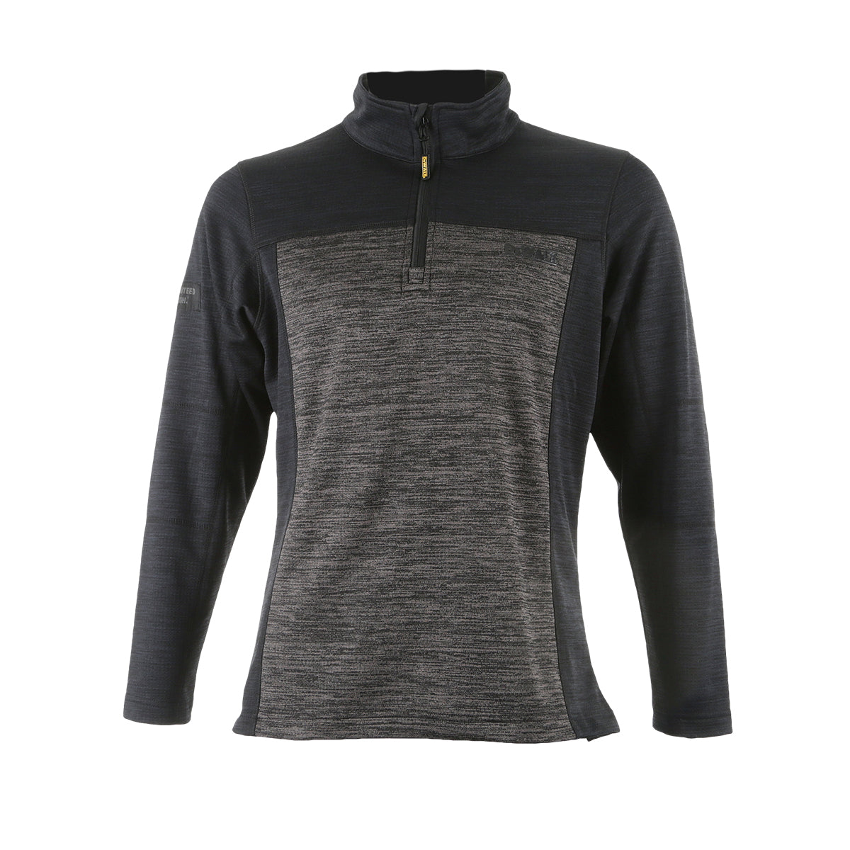 DeWalt - Ladies Quarter Zip - Grey Black - Customisable Workwear