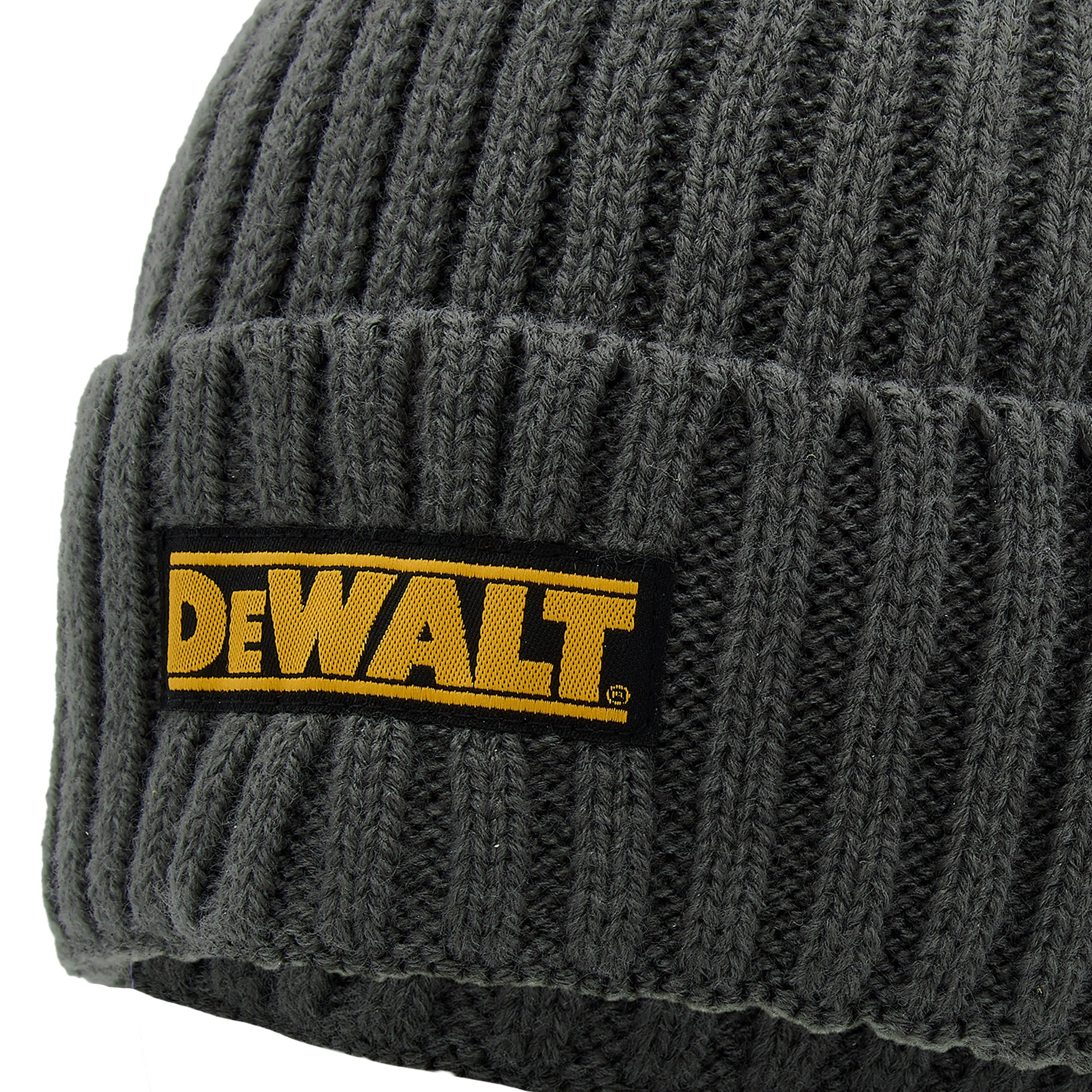 DeWalt - DeWalt Knitted Beanie Hat - - Customisable Workwear
