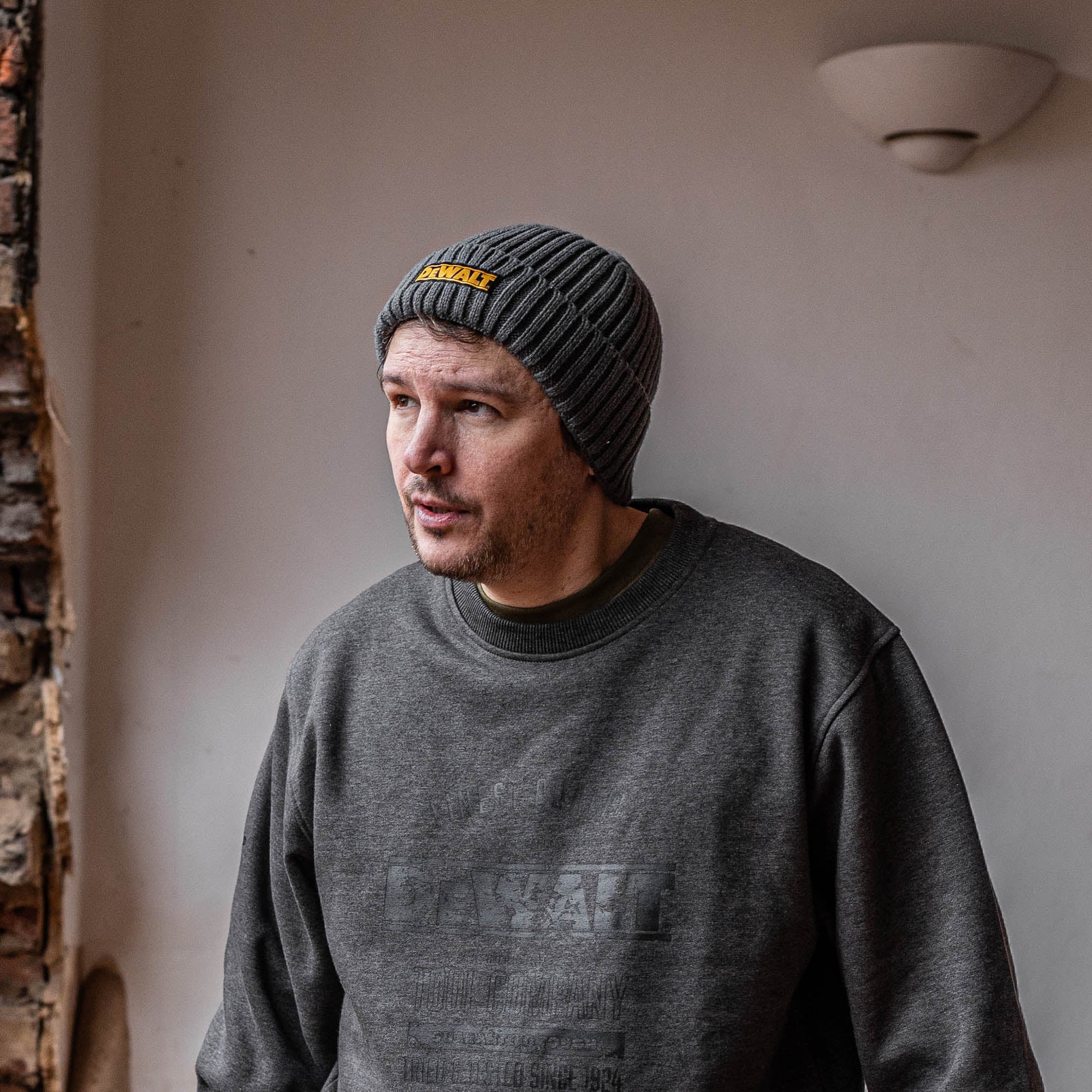 DeWalt - DeWalt Knitted Beanie Hat - - Customisable Workwear