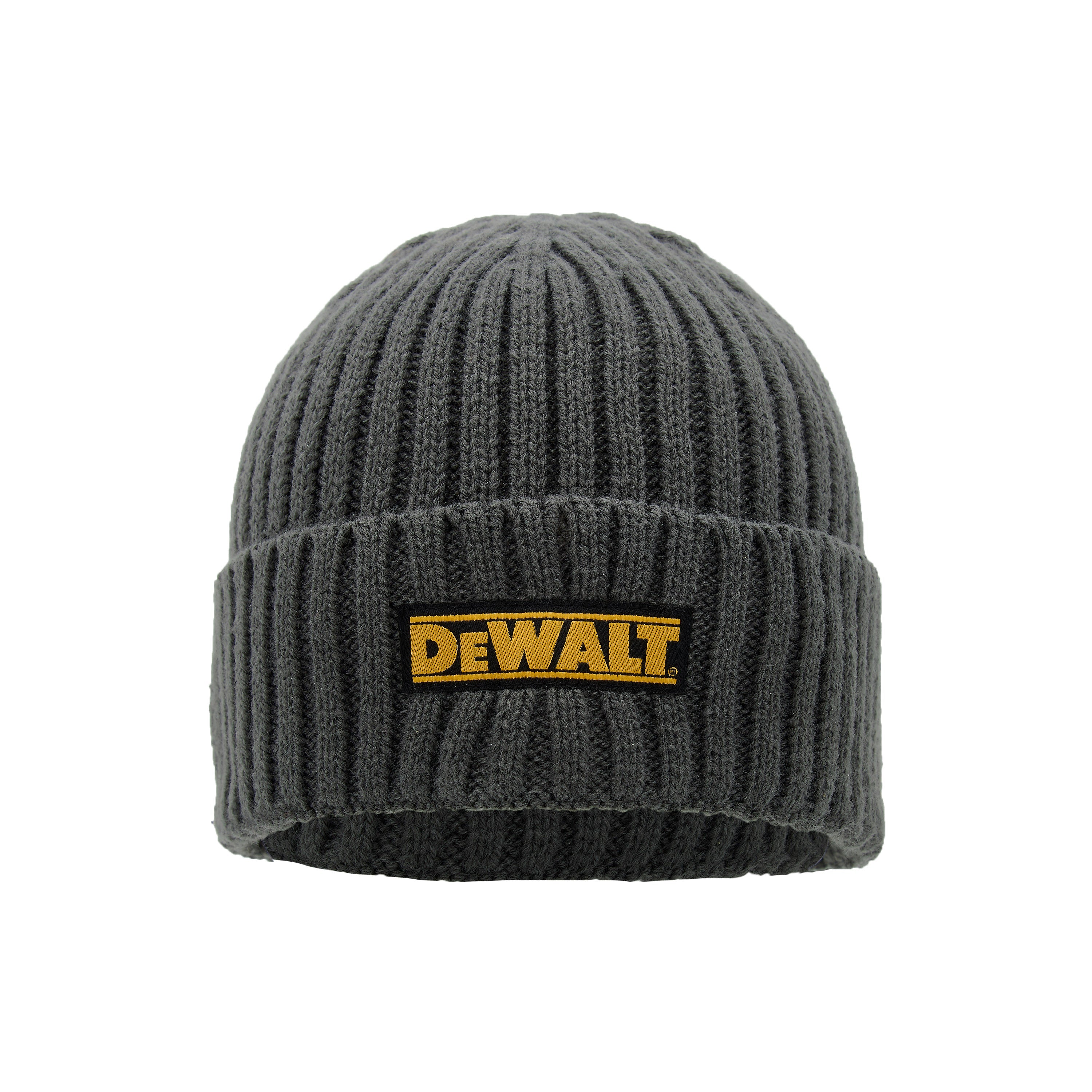 DeWalt - DeWalt Knitted Beanie Hat - Green One size - Customisable Workwear