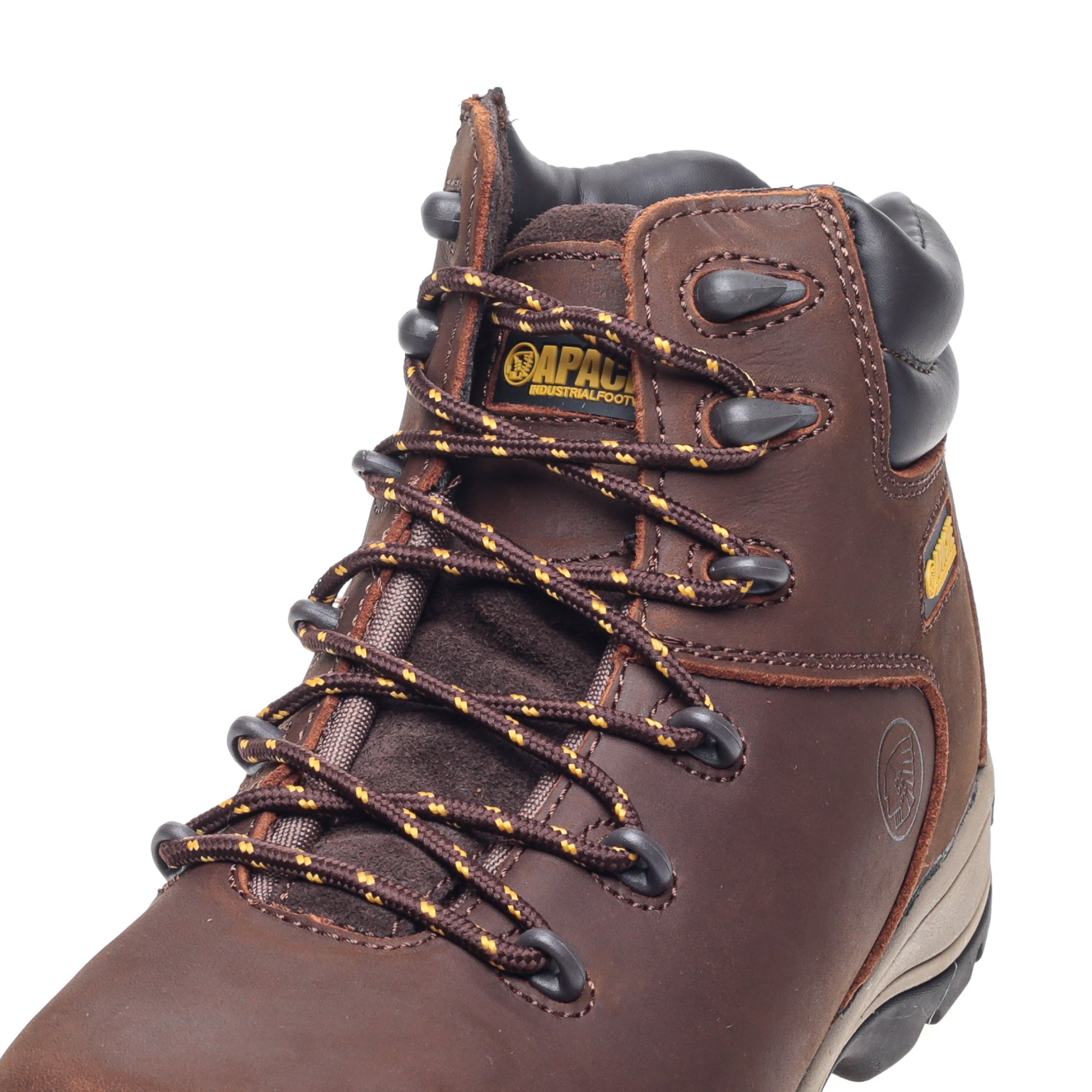 Apache - Brown Nubuck Water Resistant Safety Hiker - - Customisable Boots