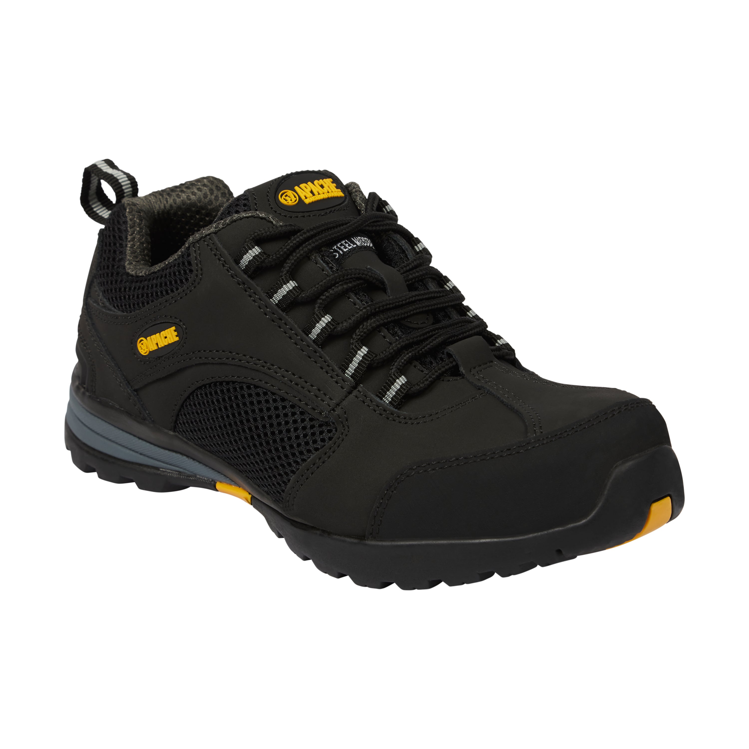 Apache - Black Safety Trainer - Black - Customisable Trainers
