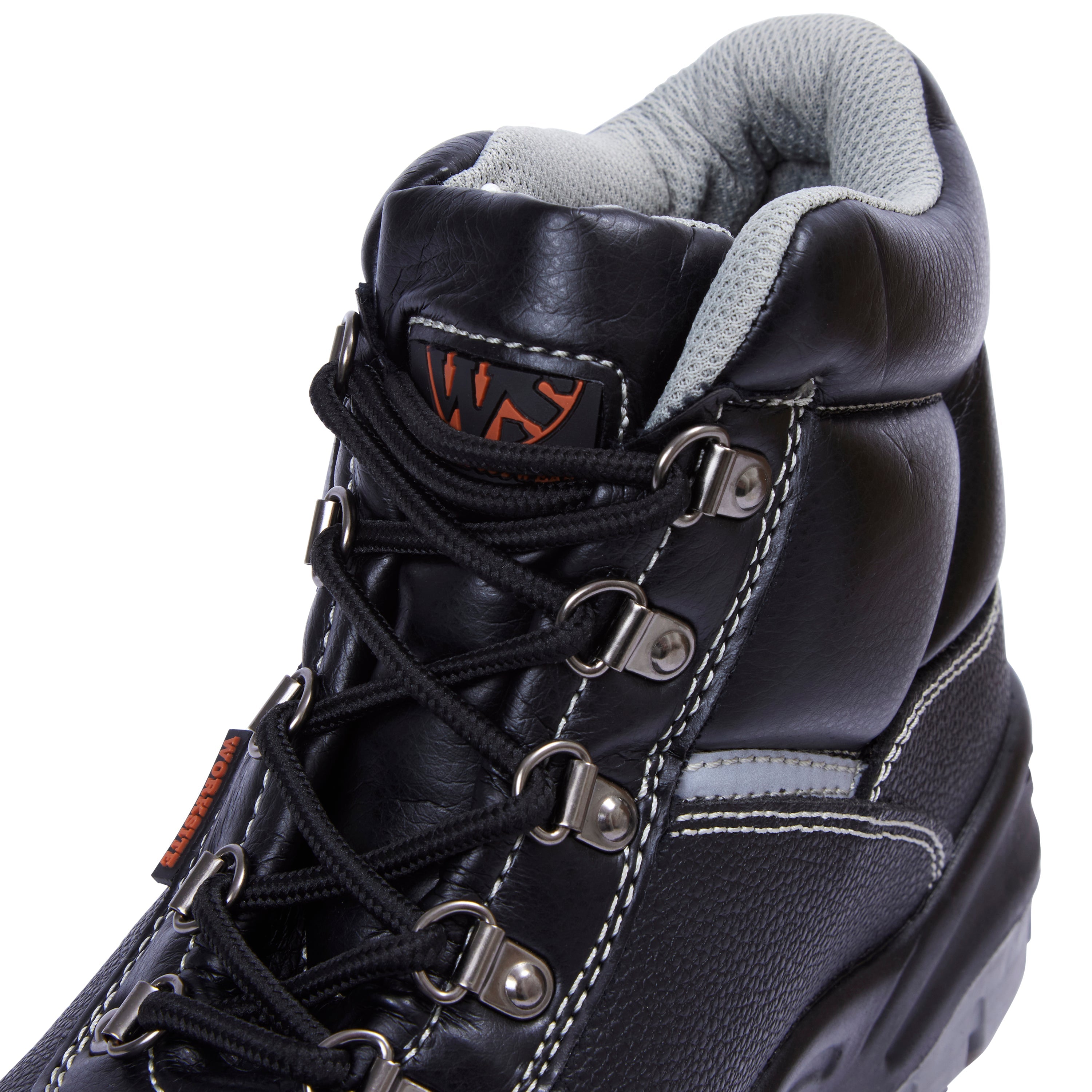 Work Site - Black All Terrain Safety Boot - - Customisable Footwear