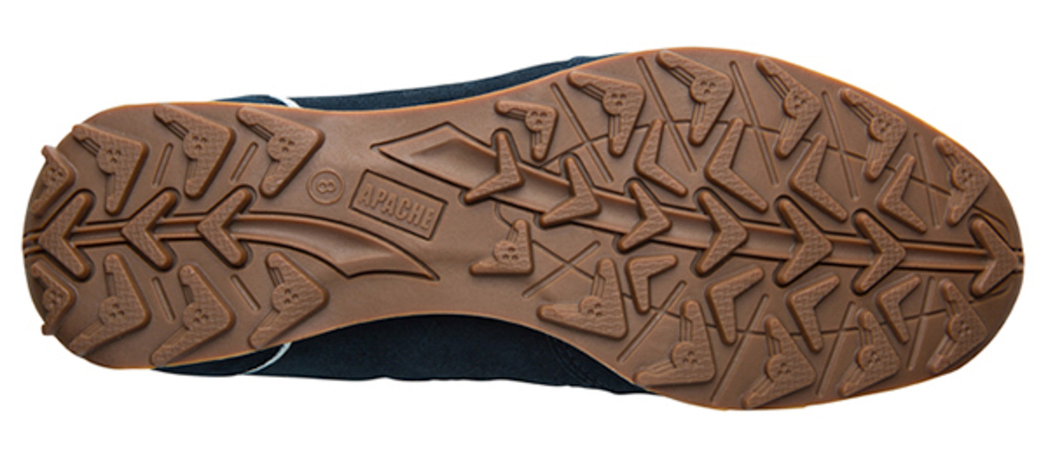 Apache - Navy Suede Retro Safety Trainer - - Customisable Workwear Safefety