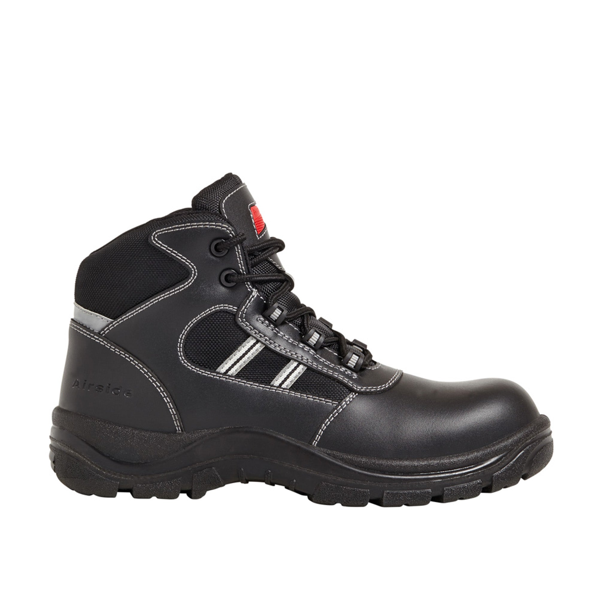 Airside - Black Non-Metallic Safety Hiker - - Customisable Footwear