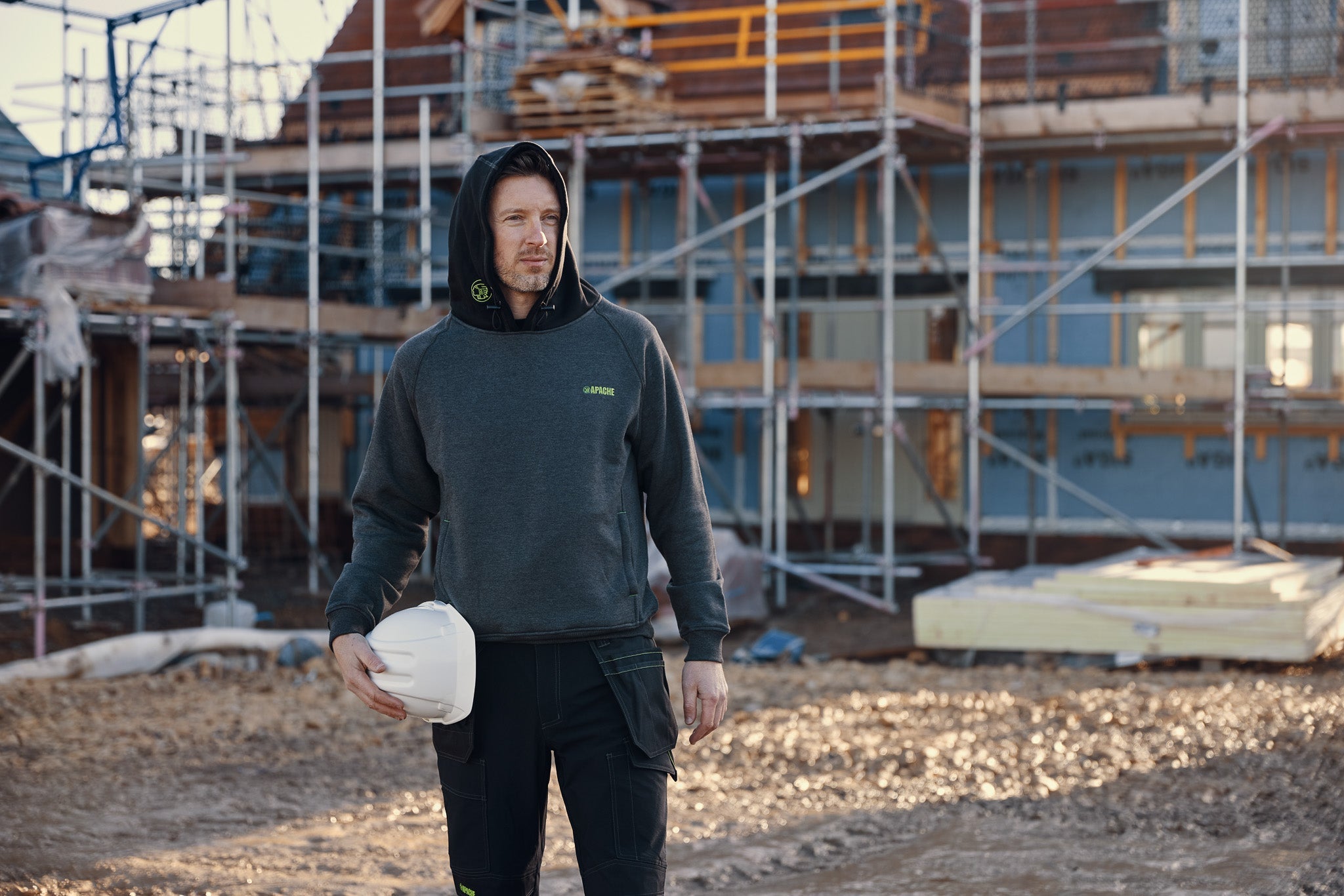 Apache - Apache Hooded Sweatshirt 320 GSM - - Customisable Workwear